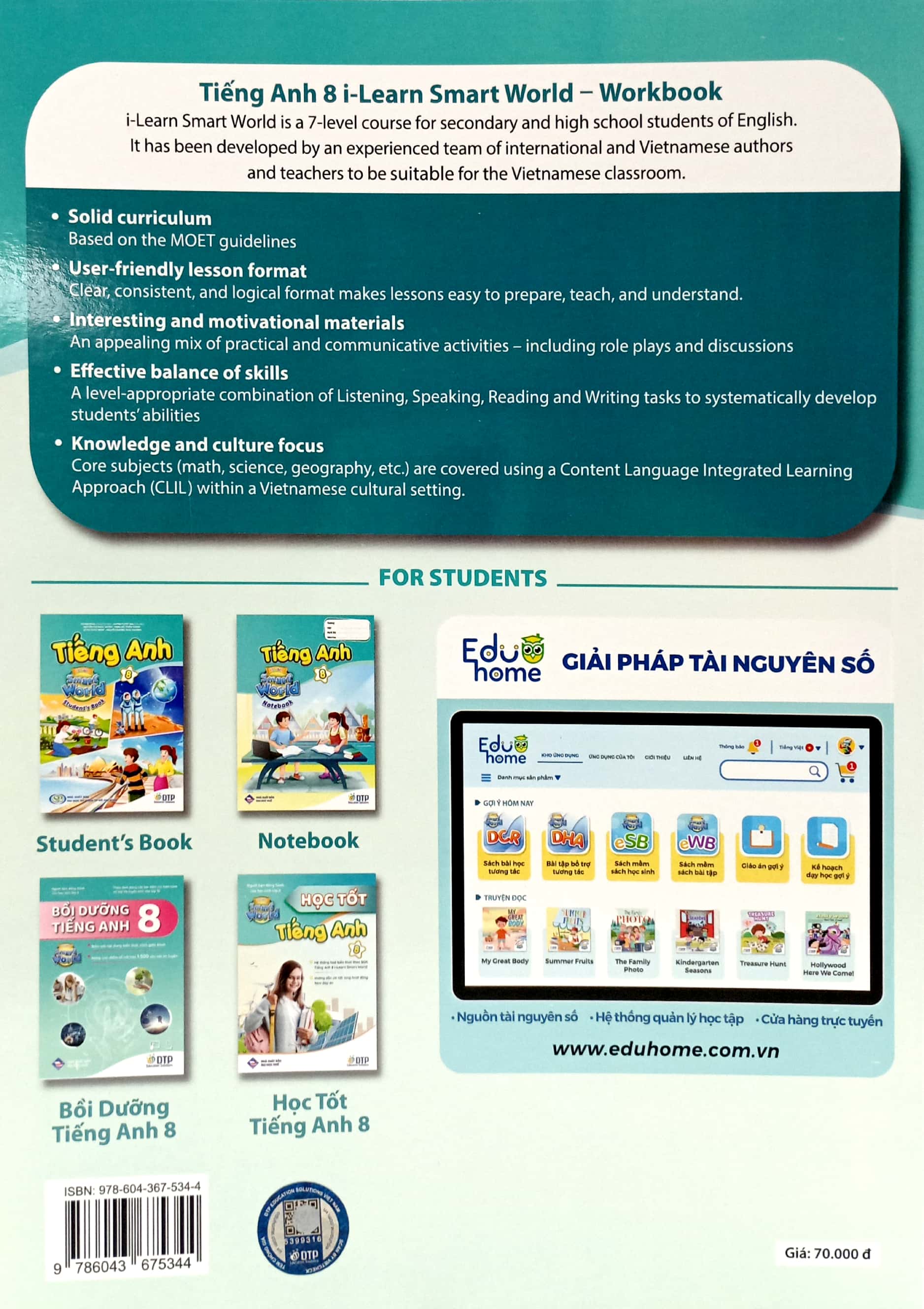 Bo
						
										
										Tieng Anh 8 - I-Learn Smart World - Workbook (2023) - Ảnh 6