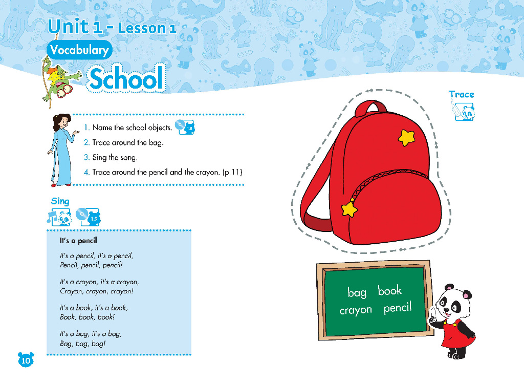 bộ tiếng anh amanda and friends 1 - student's book - Ảnh 5