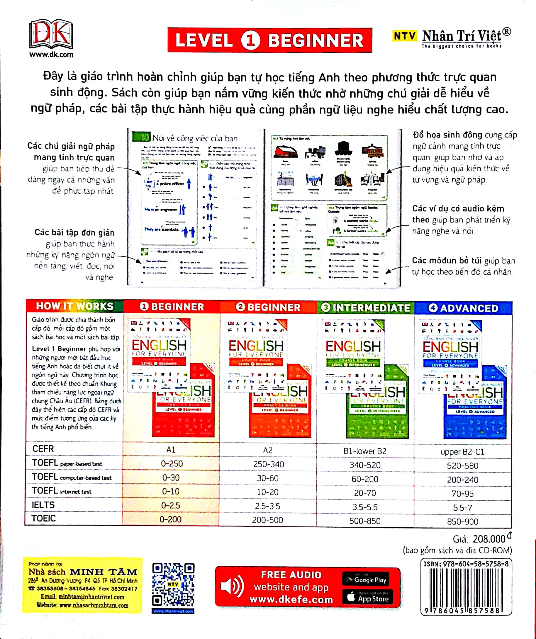 bộ tiếng anh cho mọi người - english for everyone - level 1 beginner - course book (kèm cd) - Ảnh 2