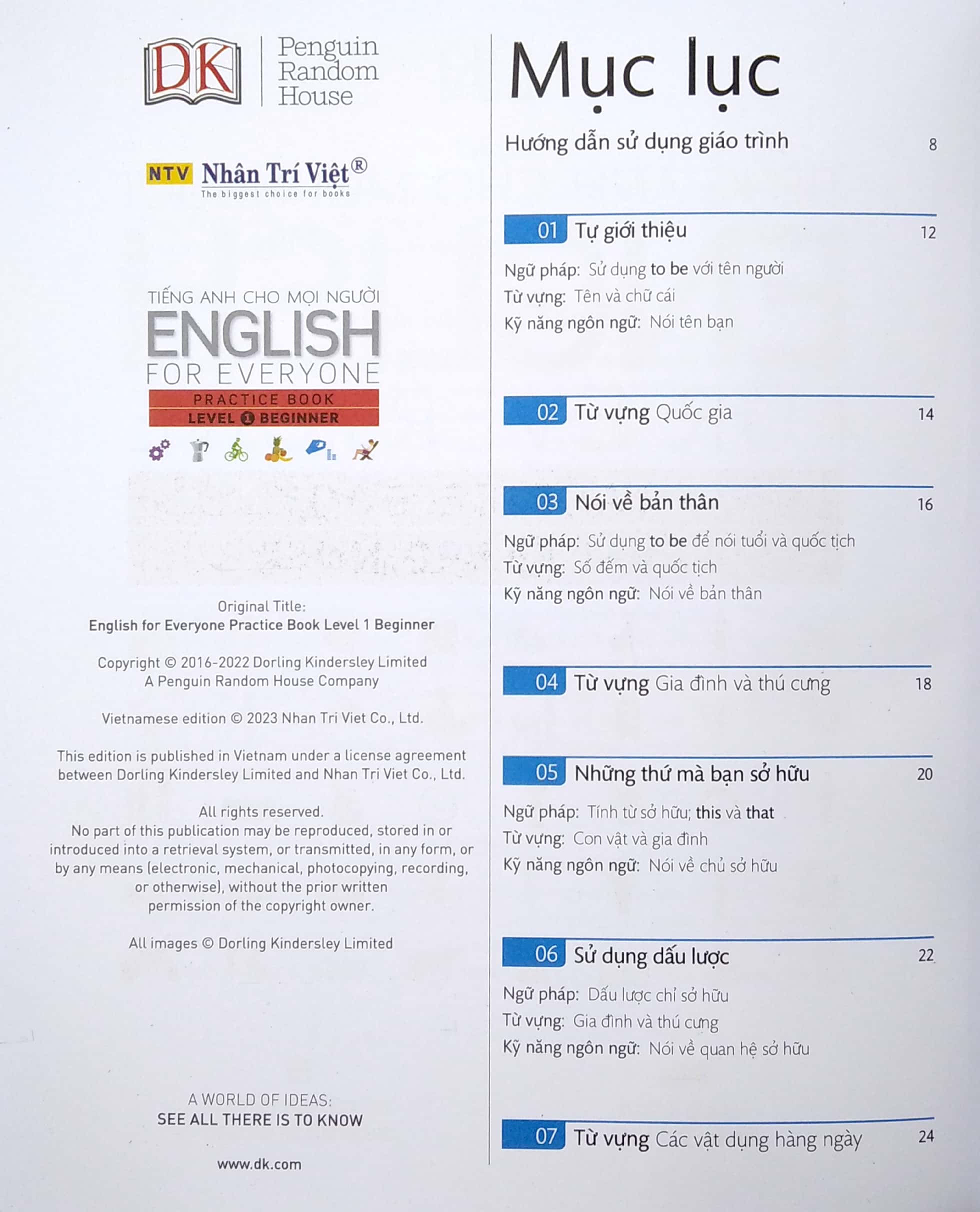bộ tiếng anh cho mọi người - english for everyone - level 1 beginner - practice book - Ảnh 3