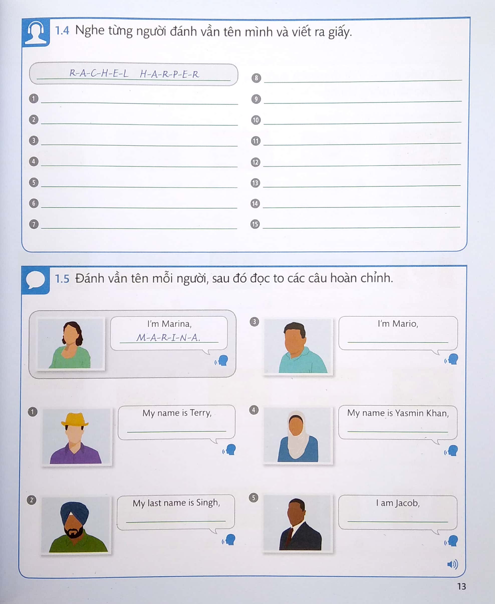 bộ tiếng anh cho mọi người - english for everyone - level 1 beginner - practice book - Ảnh 5