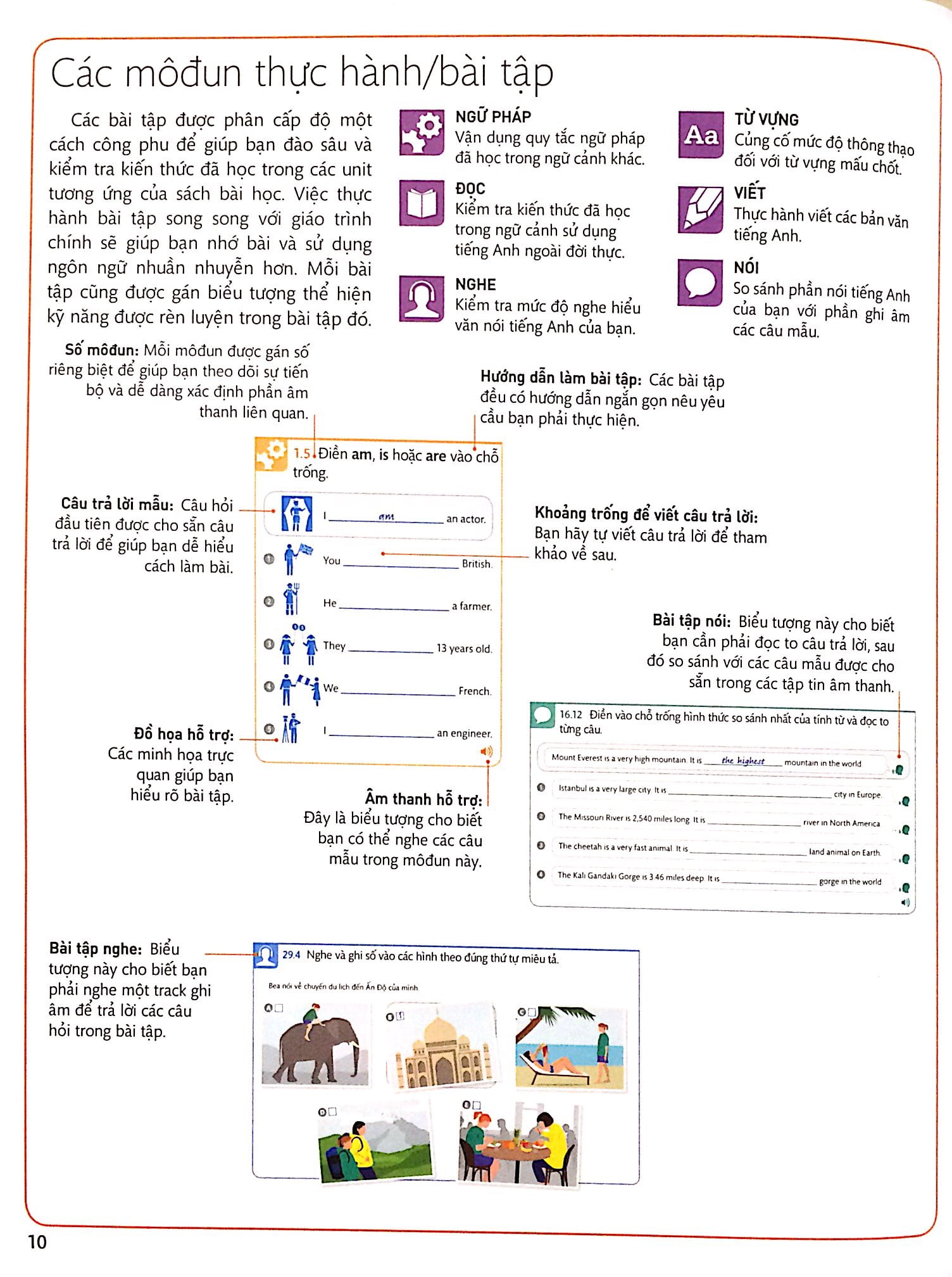 bộ tiếng anh cho mọi người - english for everyone - level 2 beginner - course book (kèm cd) - Ảnh 6