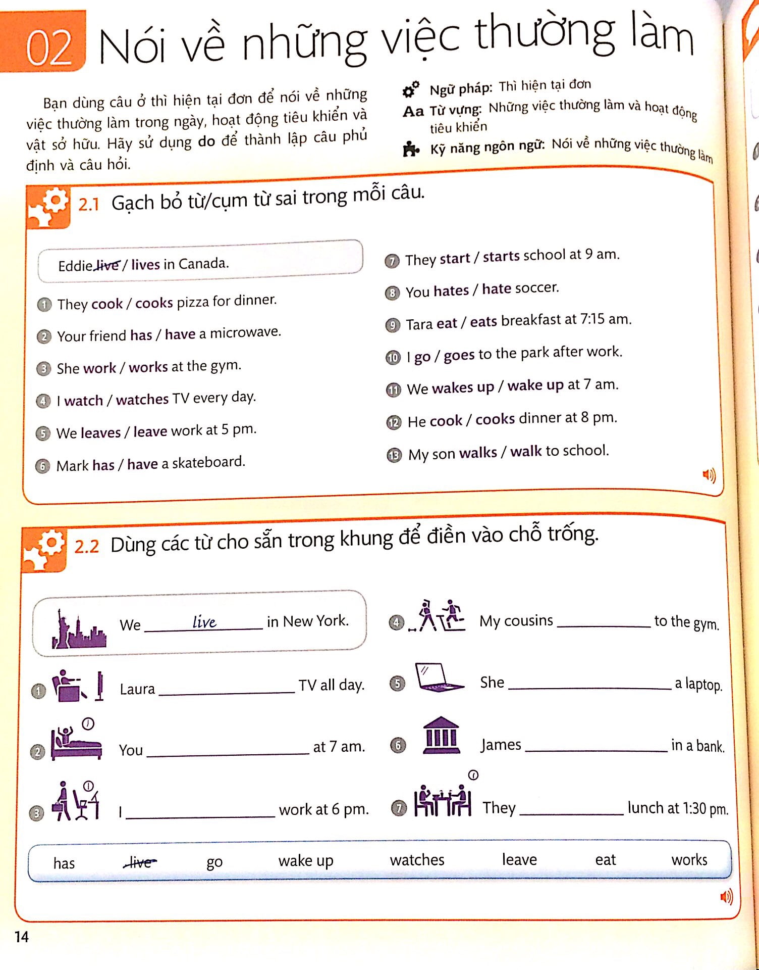 bộ tiếng anh cho mọi người - english for everyone - level 2 beginner - practice book (kèm cd) - Ảnh 4