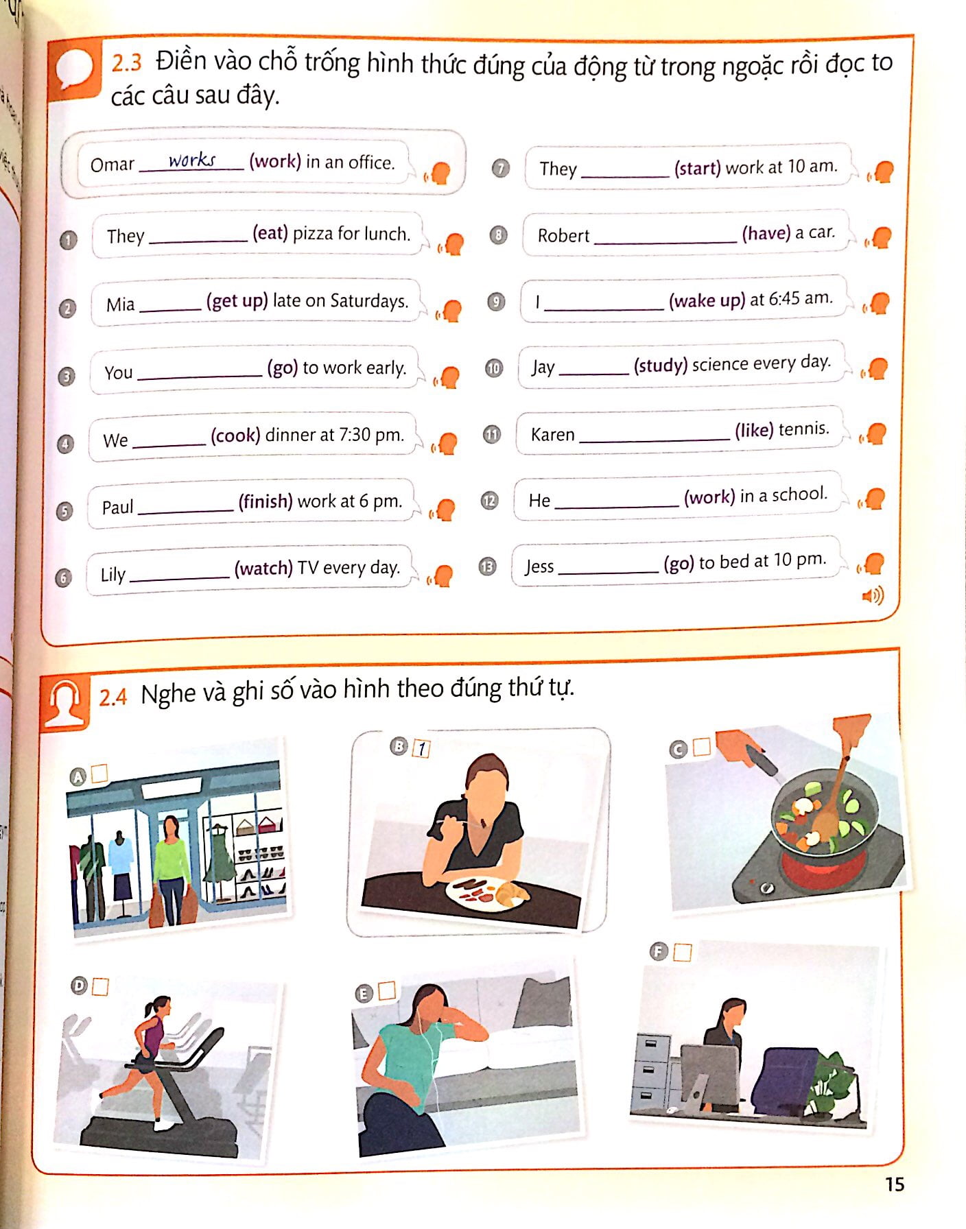bộ tiếng anh cho mọi người - english for everyone - level 2 beginner - practice book (kèm cd) - Ảnh 5