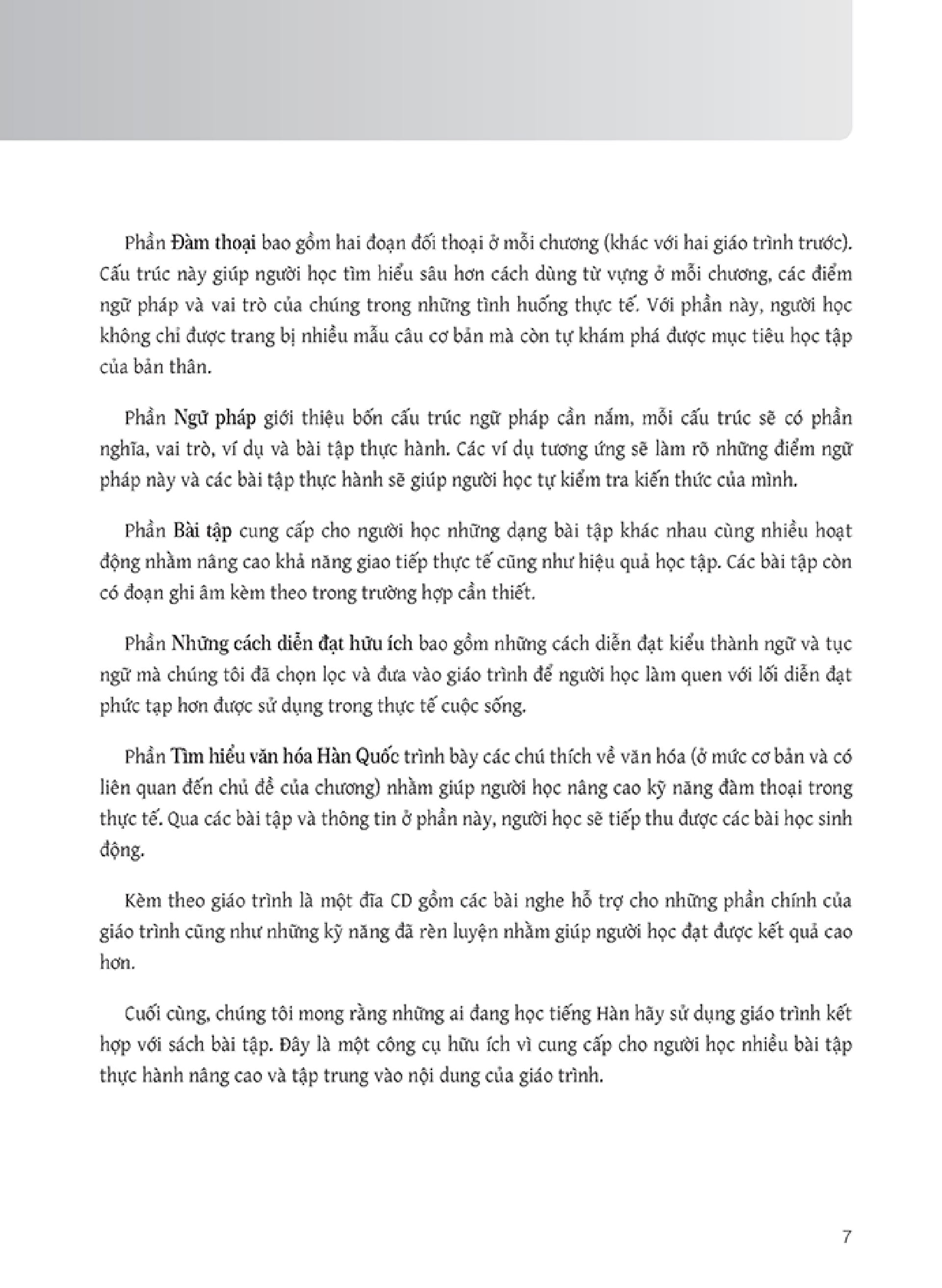 bộ tiếng hàn thực hành - trình độ trung cấp 3 - sách bài học (kèm cd) - Ảnh 6