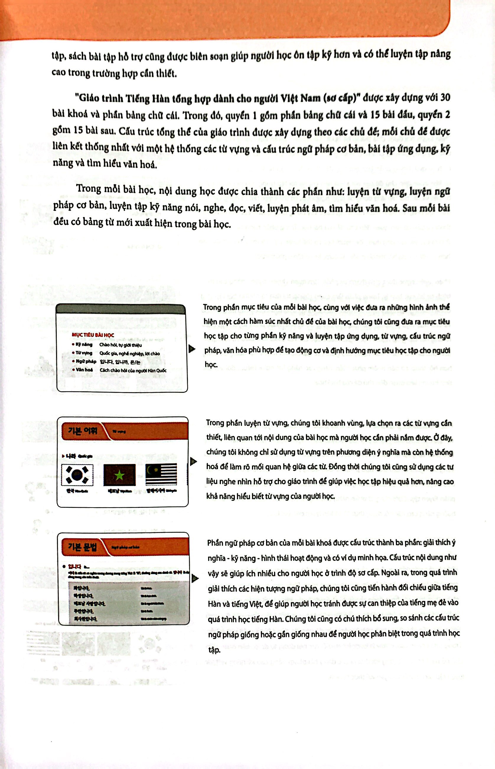 bộ tiếng hàn tổng hợp dành cho người việt nam - sơ cấp 1 - bản màu (tái bản 2023) - Ảnh 6