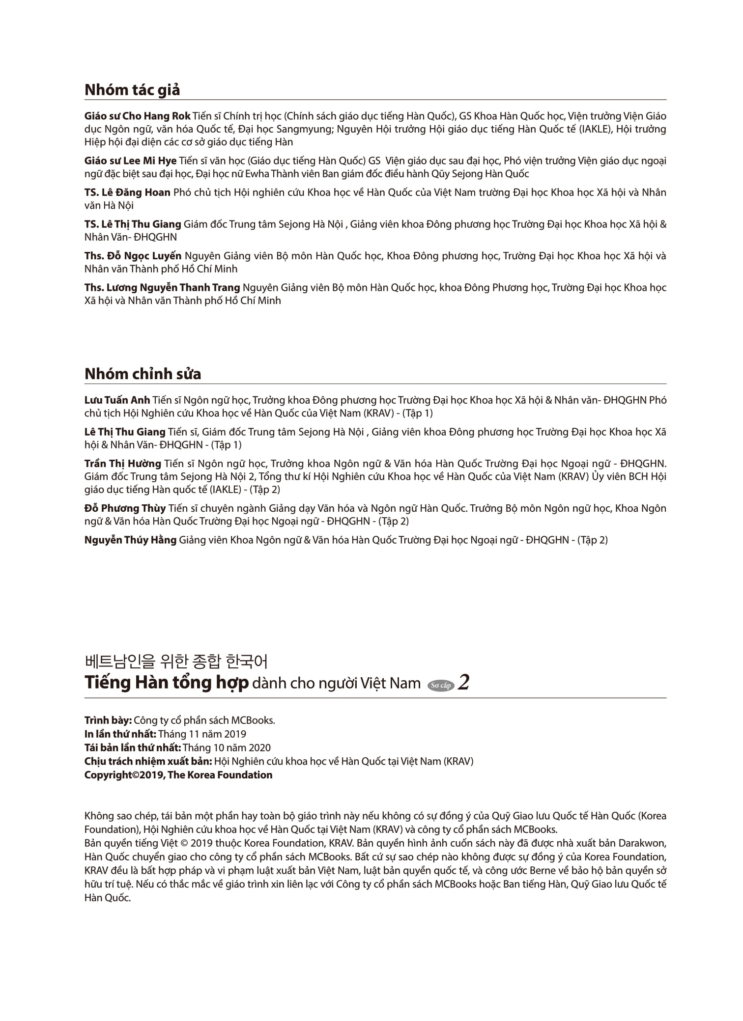 Bộ Tiếng Hàn Tổng Hợp Dành Cho Người Việt Nam - Sơ Cấp 2 - Bản Màu (Tái Bản 2025) - Ảnh 12