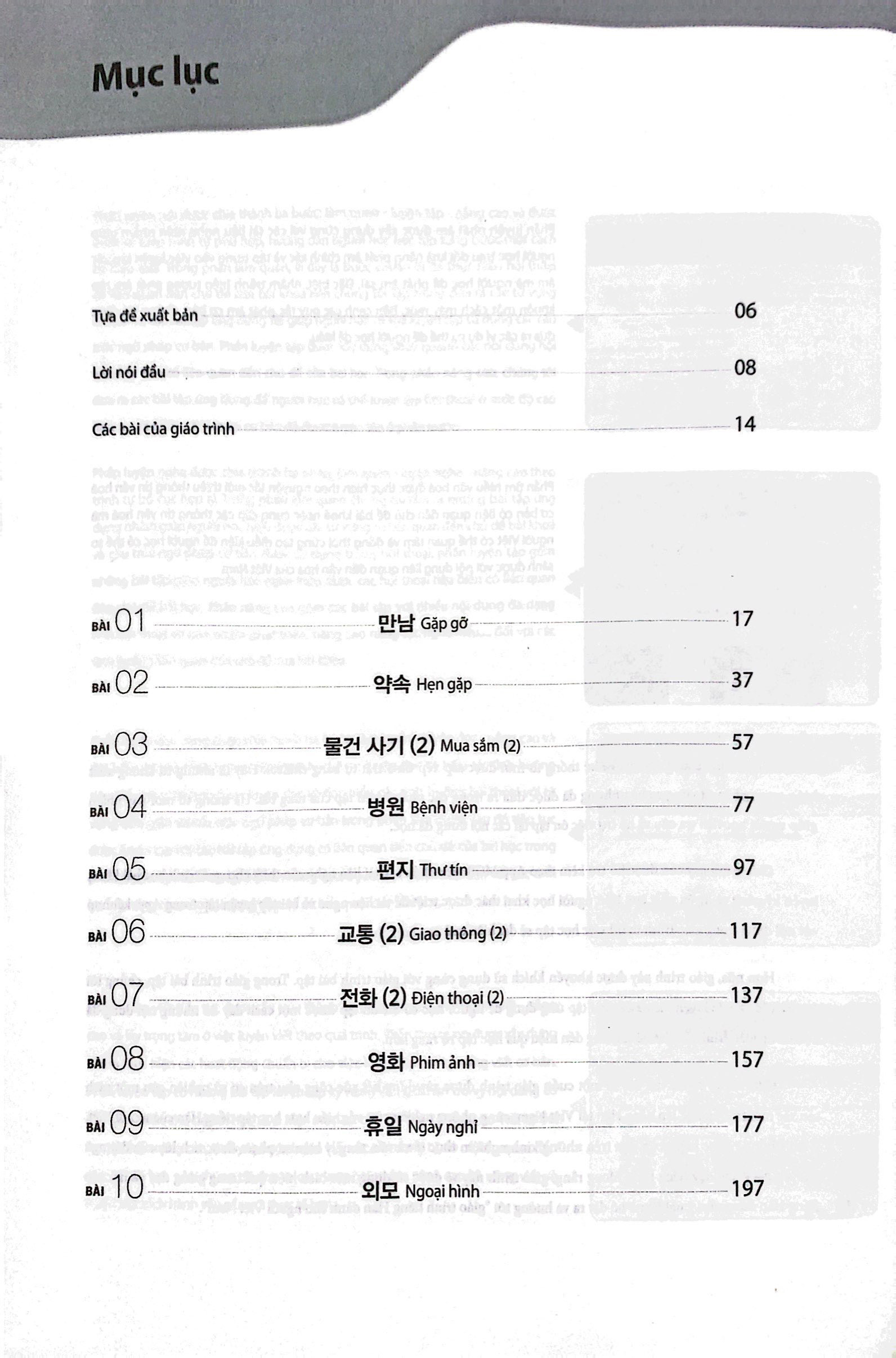 bộ tiếng hàn tổng hợp dành cho người việt nam - sơ cấp 2 (tái bản 2023) - Ảnh 3