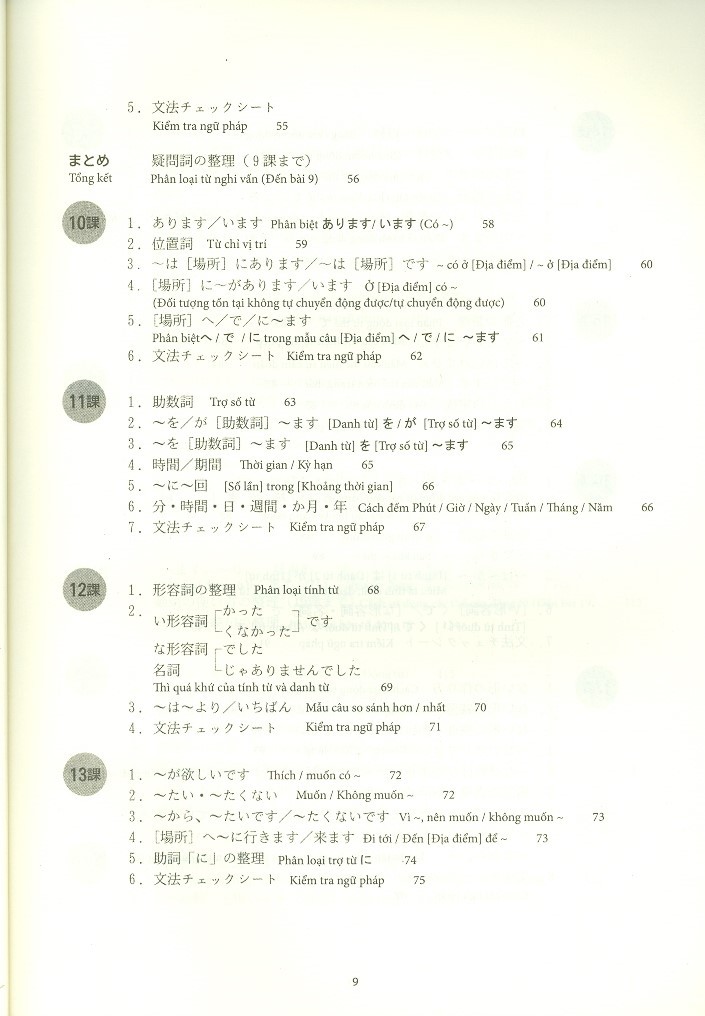 bộ tiếng nhật cho mọi người sơ cấp 1 - viết - nhớ các mẫu câu (bản mới) - Ảnh 7