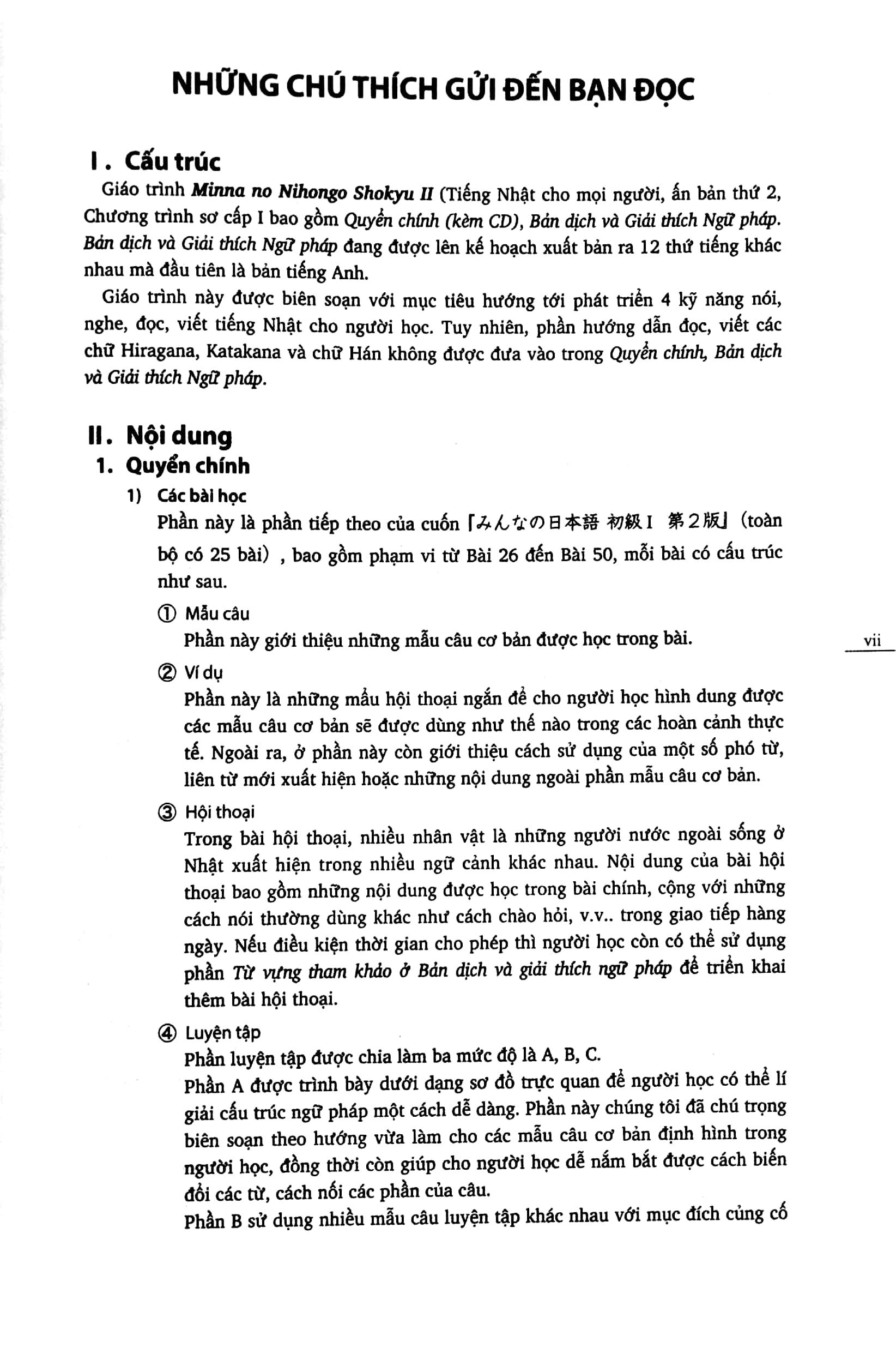 bộ tiếng nhật cho mọi người - sơ cấp 2 - bản dịch và giải thích ngữ pháp-tiếng việt - bản mới (tái bản 2023) - Ảnh 4