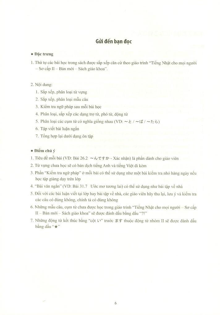bộ tiếng nhật cho mọi người sơ cấp 2 - viết - nhớ các mẫu câu (bản mới) - Ảnh 5