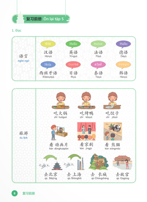 Bộ Tiếng Trung Dành Cho Học Sinh Tiểu Học - Tập 6 - Ảnh 8