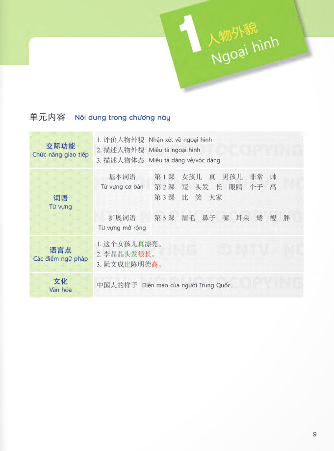 Bộ Tiếng Trung Dành Cho Học Sinh Trung Học - Tập 5 - Ảnh 8