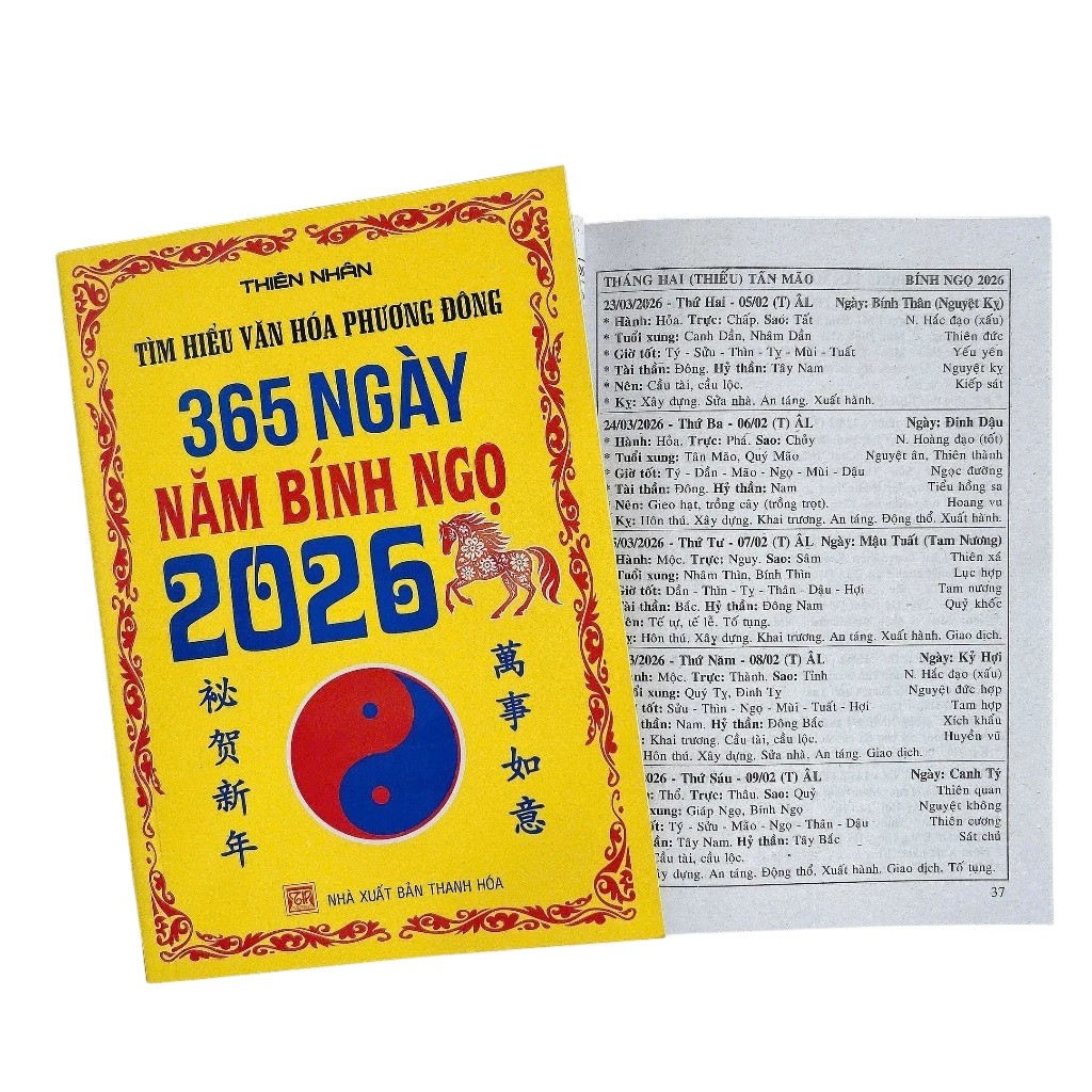 Bộ Tìm Hiểu Văn Hóa Phương Đông - 365 Ngày Năm Bính Ngọ 2026 - Ảnh 6