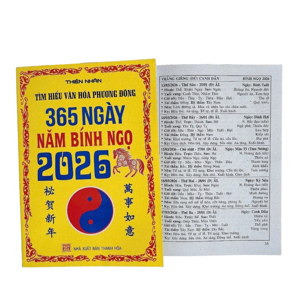 Bộ Tìm Hiểu Văn Hóa Phương Đông - 365 Ngày Năm Bính Ngọ 2026 - Ảnh 7
