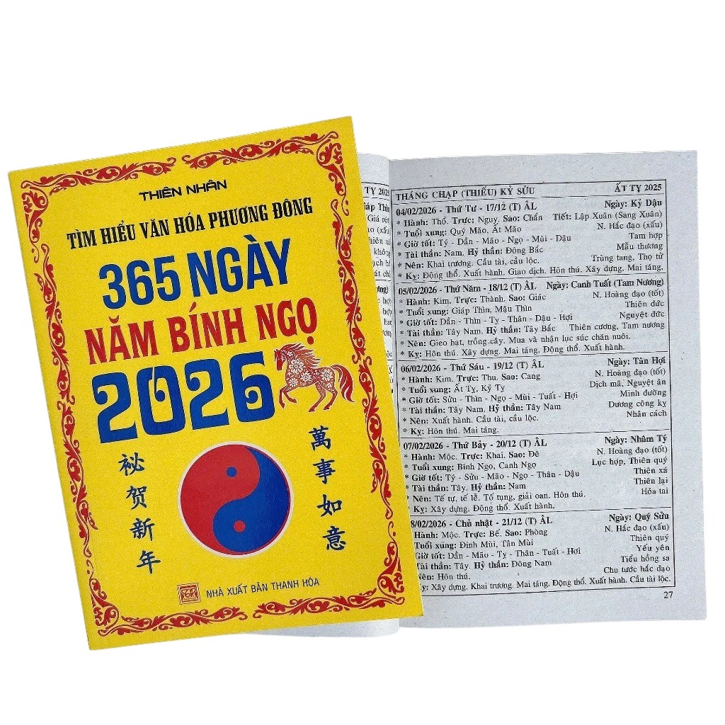 Bộ Tìm Hiểu Văn Hóa Phương Đông - 365 Ngày Năm Bính Ngọ 2026 - Ảnh 9
