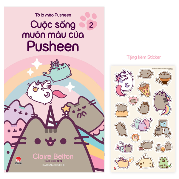 Bộ Tớ Là Mèo Pusheen - Tập 2 - Cuộc Sống Muôn Màu Của Pusheen - Tặng Kèm Sticker