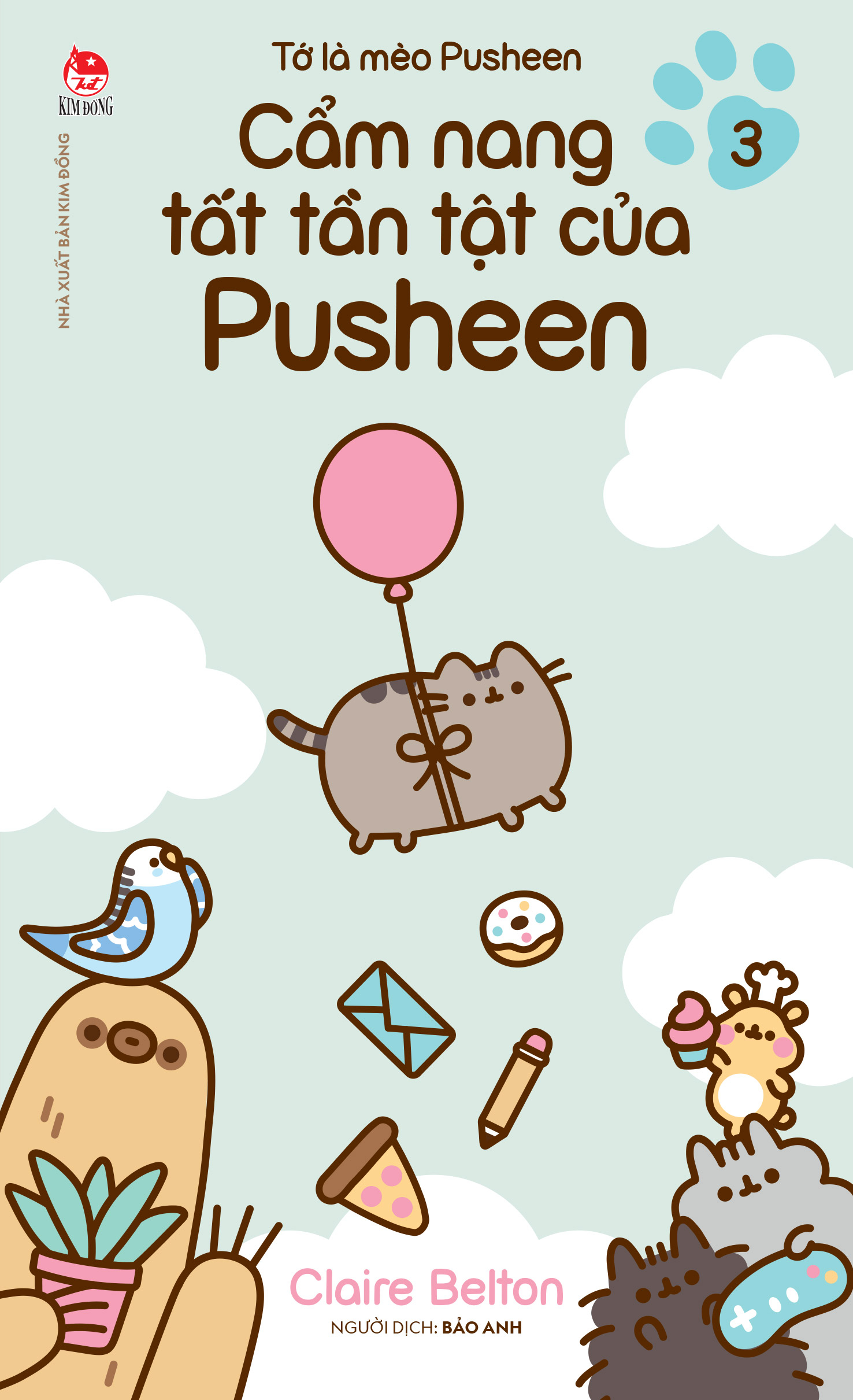 Bộ Tớ Là Mèo Pusheen - Tập 3 - Cẩm Nang Tất Tần Tật Của Pusheen - Tặng Kèm Bảng Sticker + Mini Clearfile - Ảnh 4
