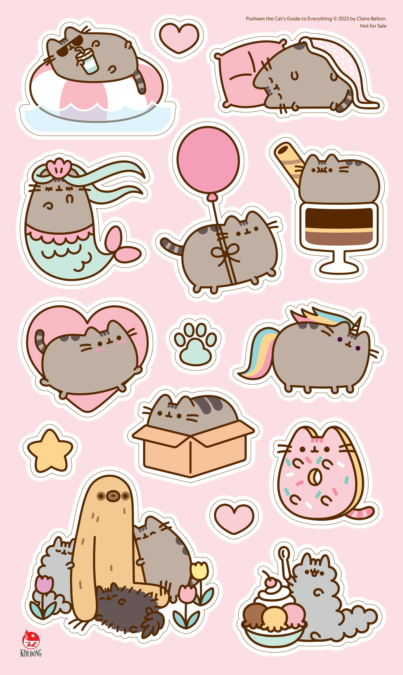 Bộ Tớ Là Mèo Pusheen - Tập 3 - Cẩm Nang Tất Tần Tật Của Pusheen - Tặng Kèm Bảng Sticker + Mini Clearfile - Ảnh 6