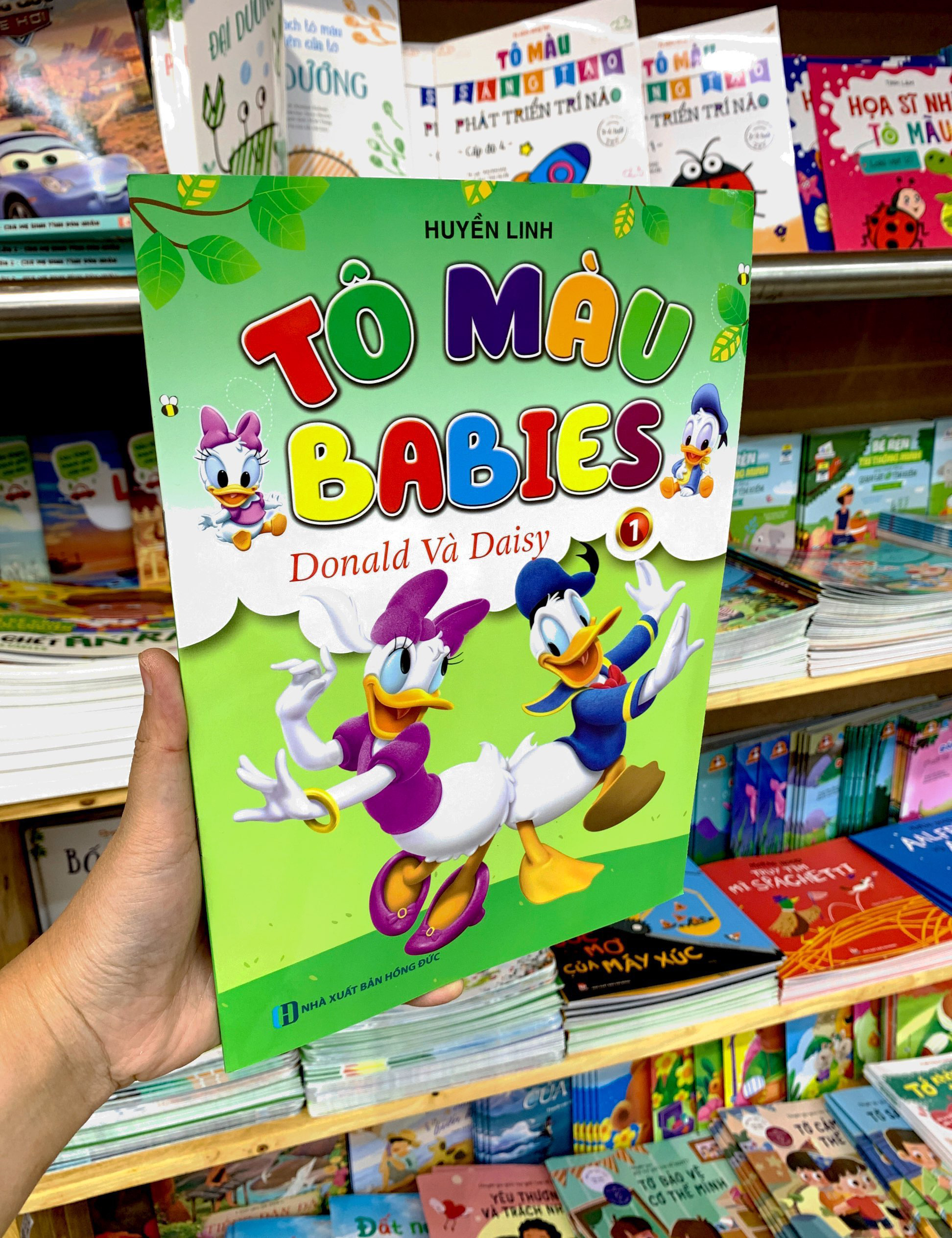 bộ tô màu babies 1 - donald và daisy - Ảnh 7