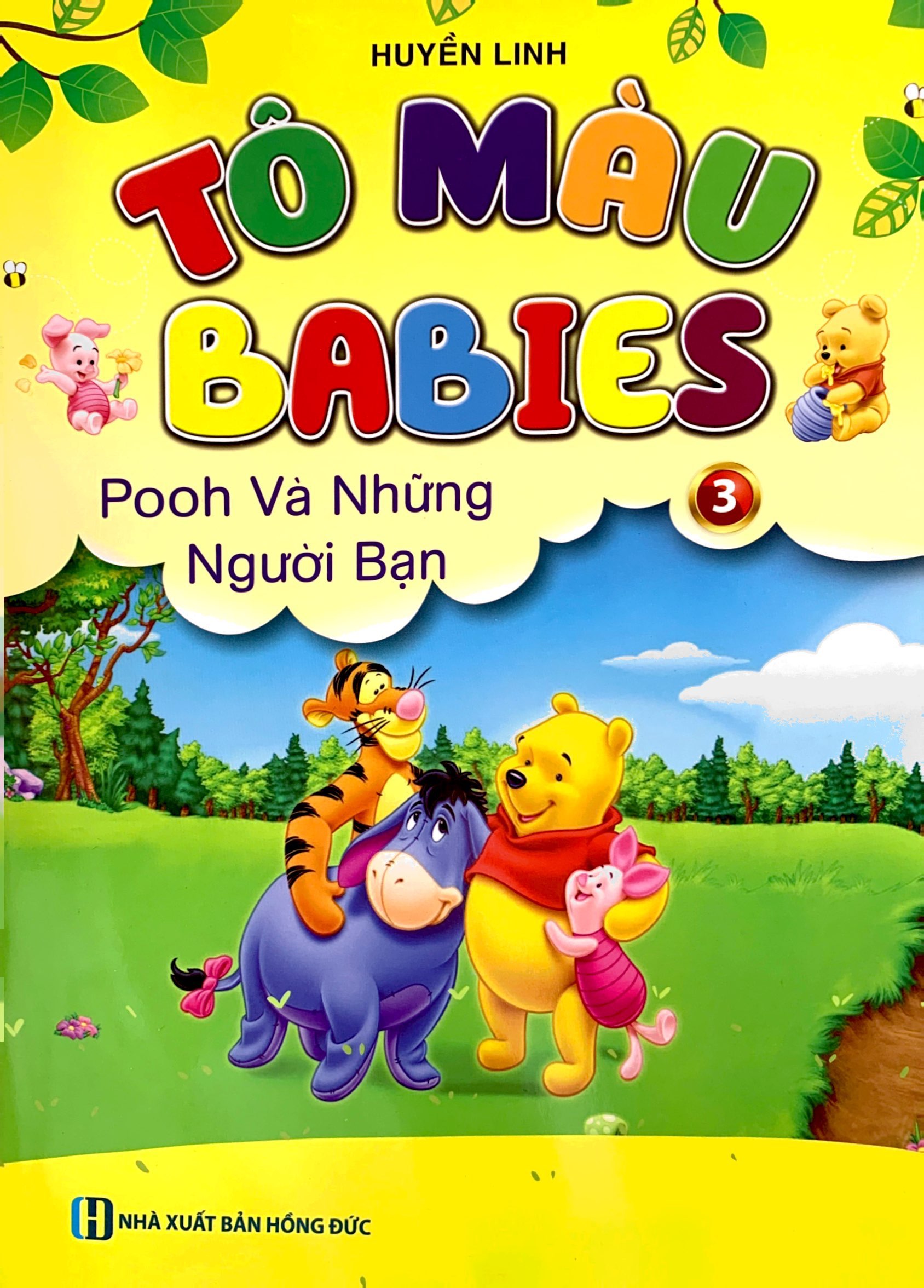 bộ tô màu babies 3 - pooh và những người bạn - Ảnh 2