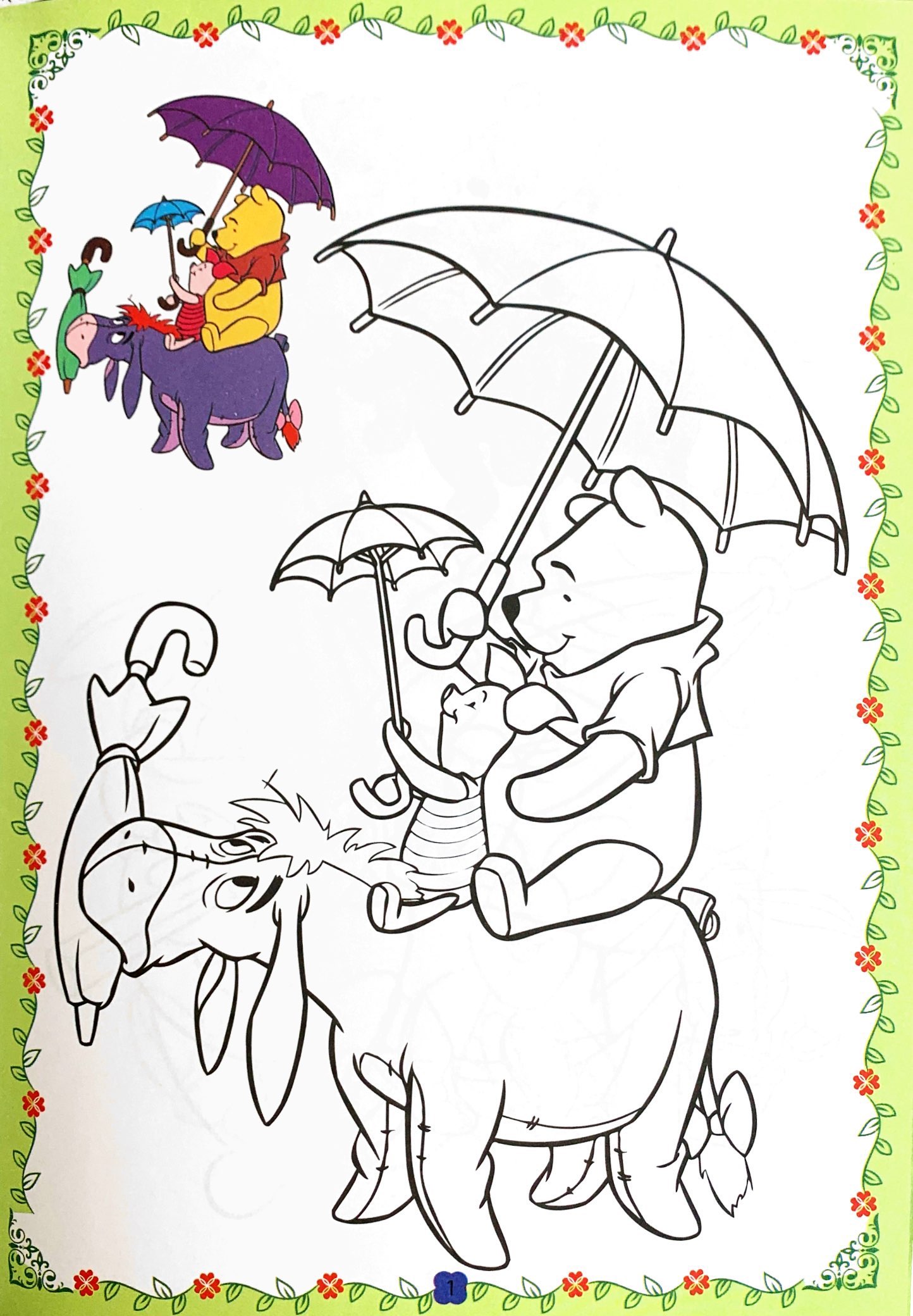 bộ tô màu babies 3 - pooh và những người bạn - Ảnh 3
