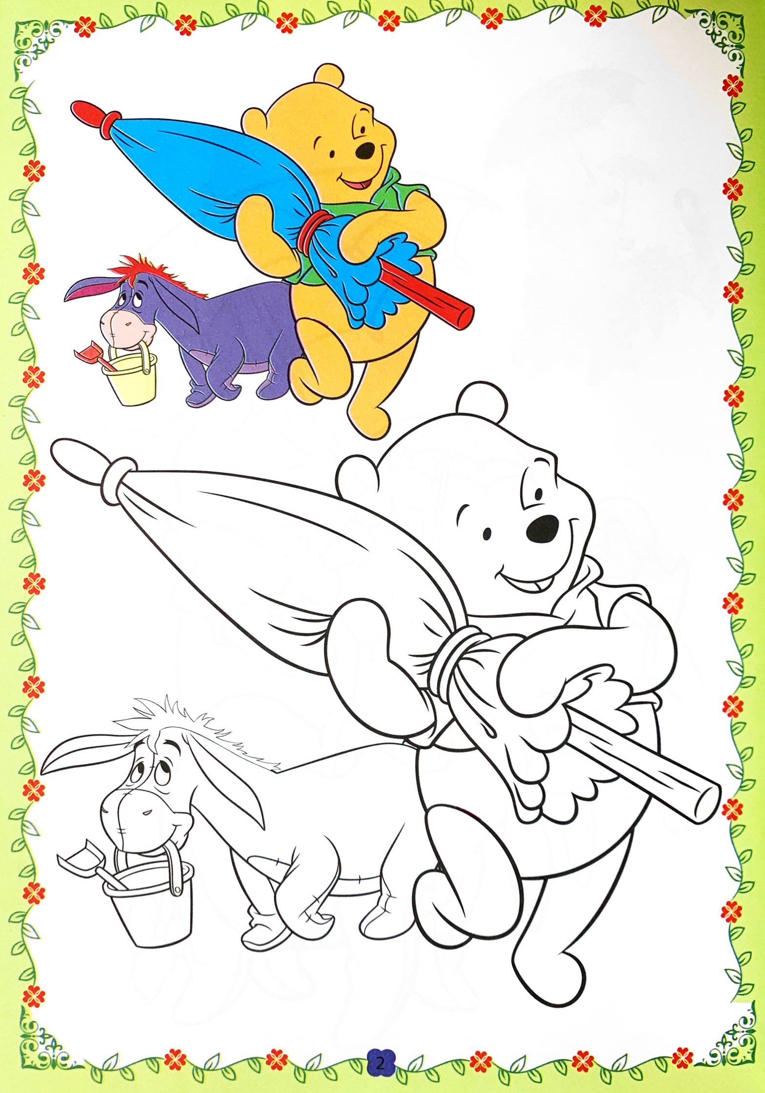 bộ tô màu babies 3 - pooh và những người bạn - Ảnh 4