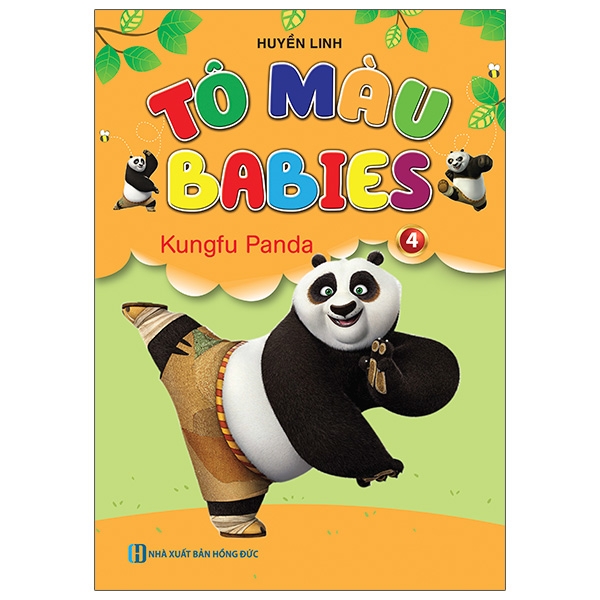 bộ tô màu babies 4 - kungfu panda