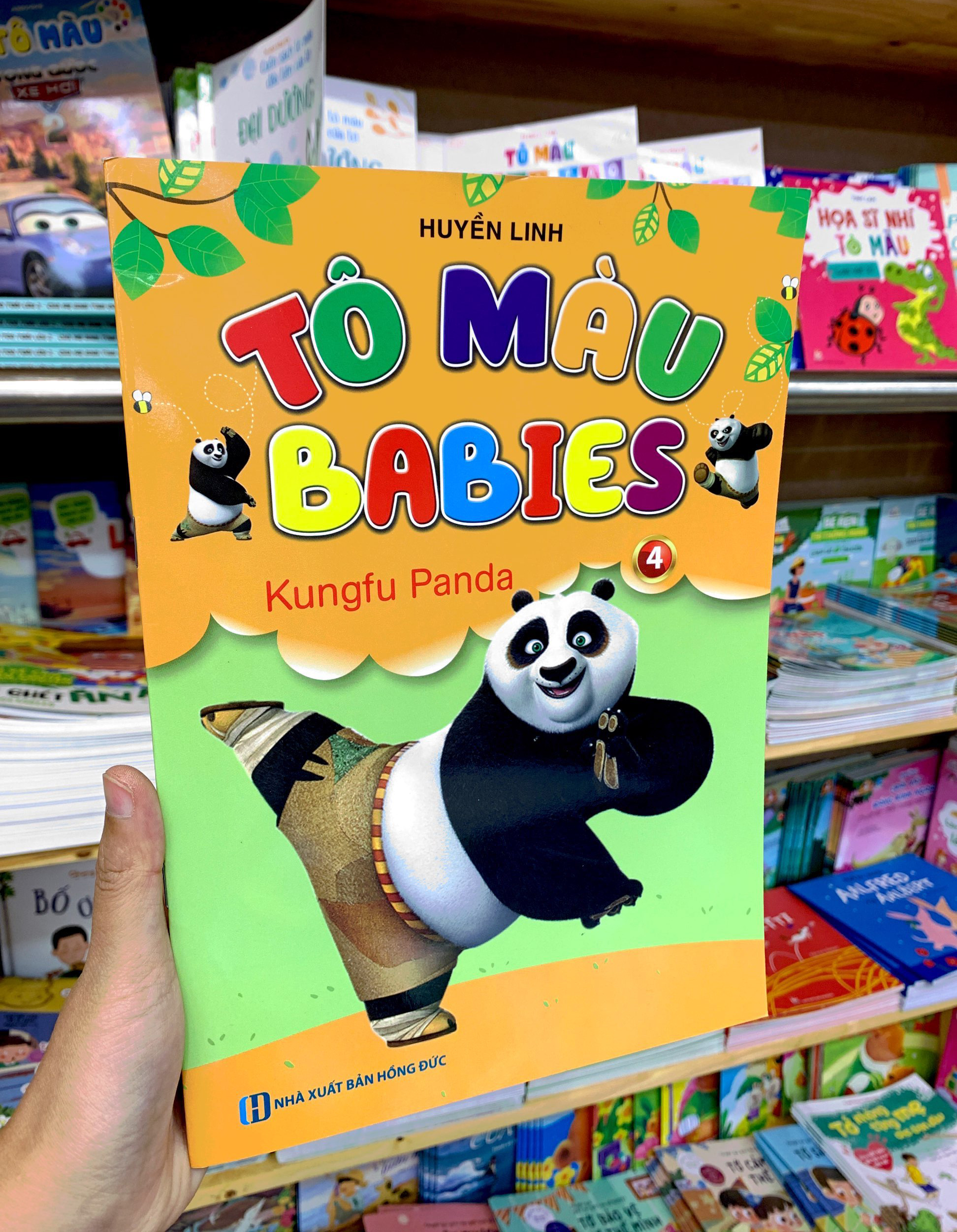 bộ tô màu babies 4 - kungfu panda - Ảnh 7