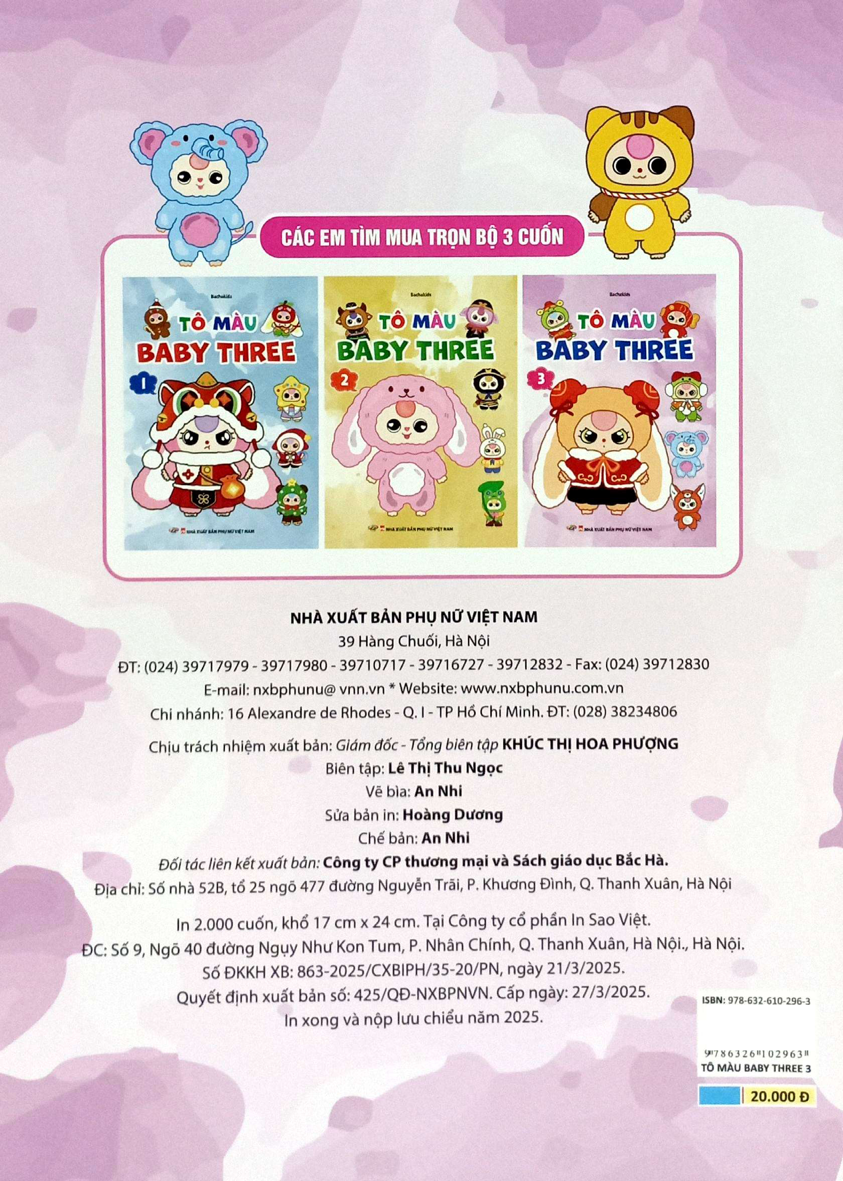 Bộ Tô Màu Baby Three 3 - Ảnh 6