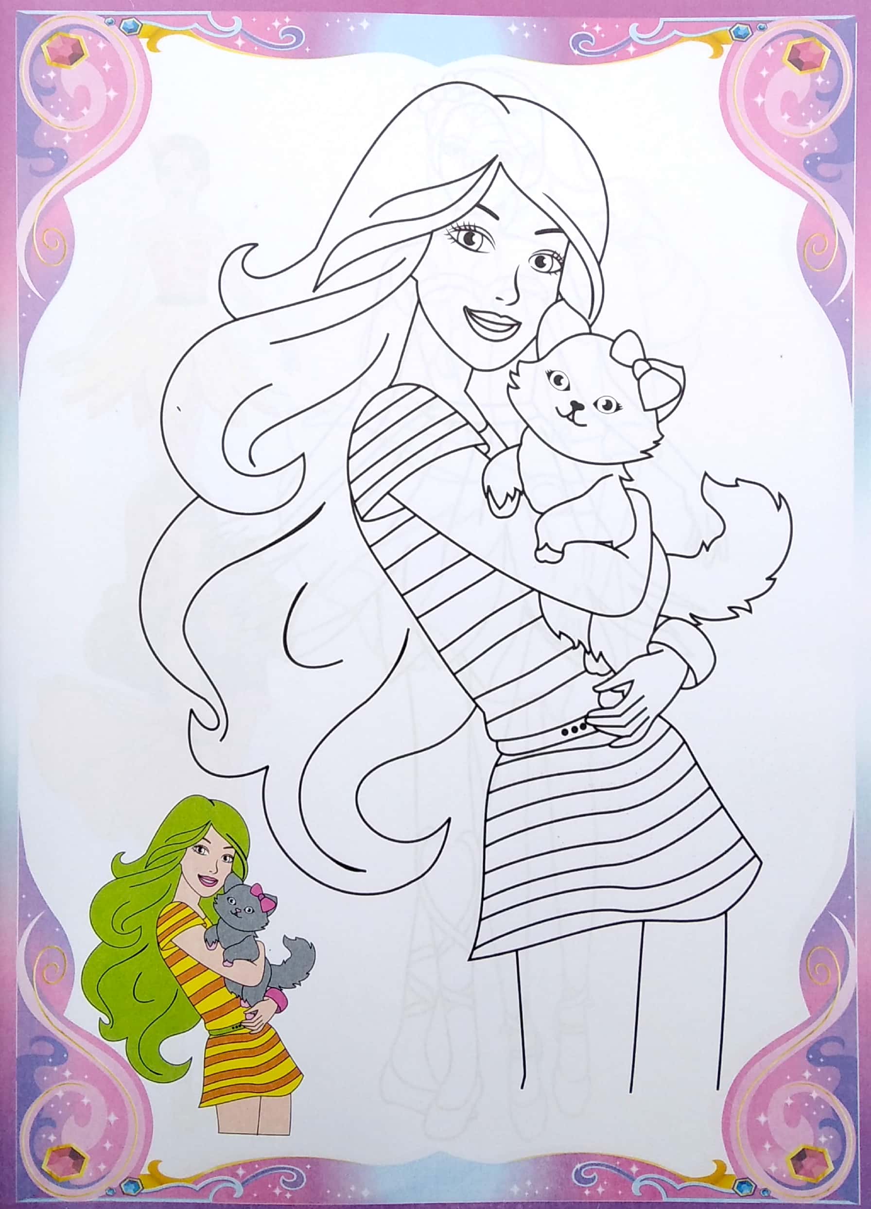 bộ tô màu barbie công chúa - tập 1 - Ảnh 3