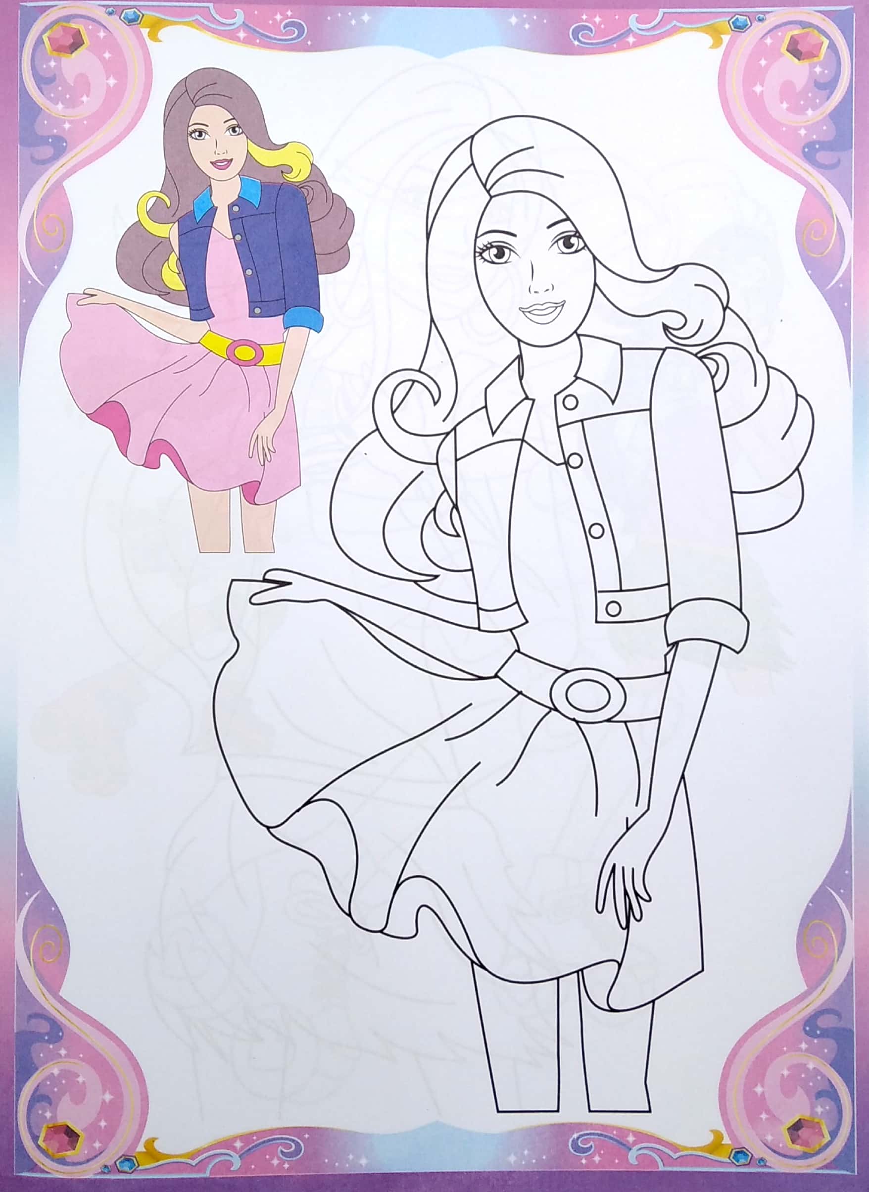 bộ tô màu barbie công chúa - tập 2 - Ảnh 3
