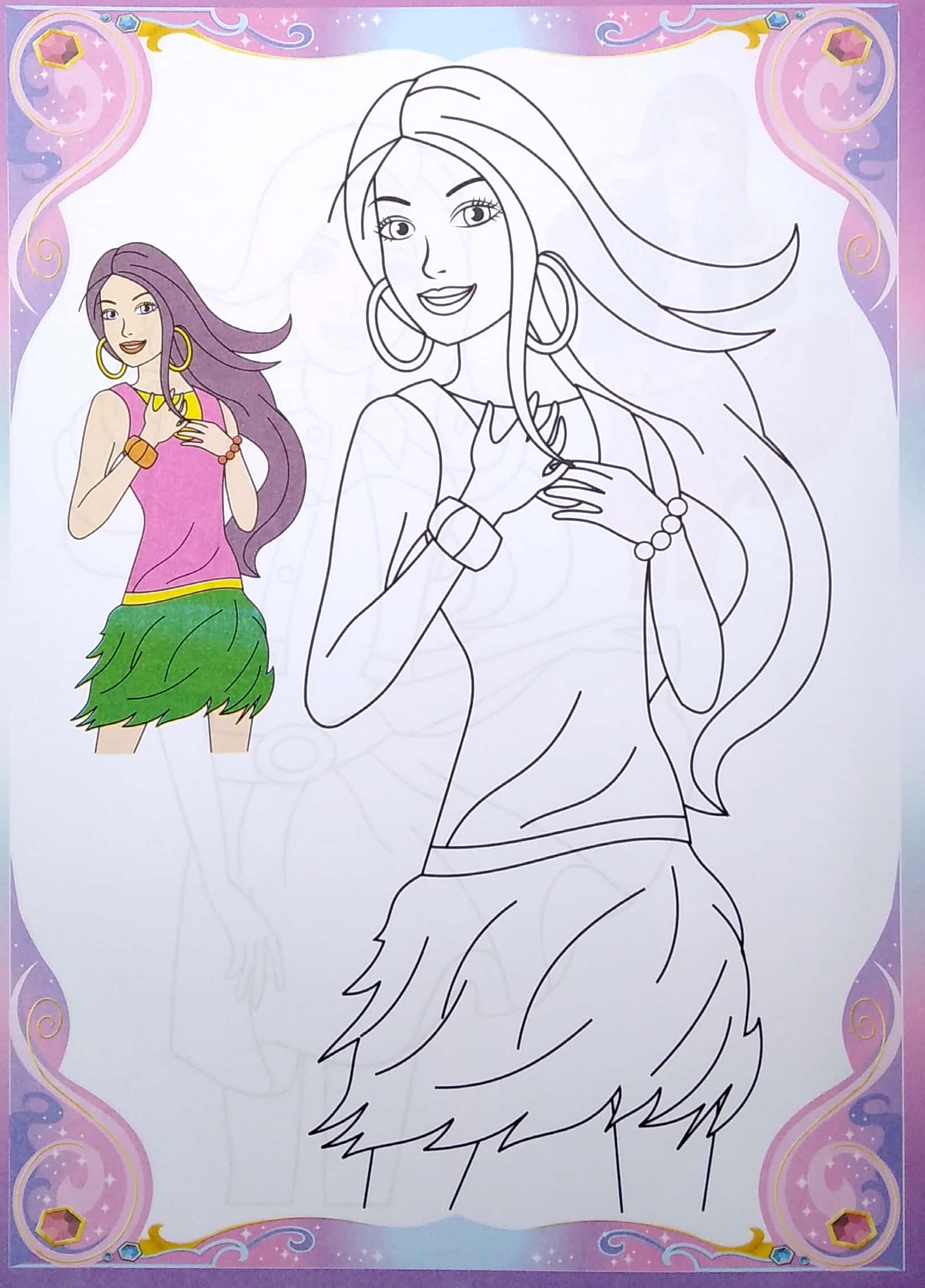 bộ tô màu barbie công chúa - tập 2 - Ảnh 4
