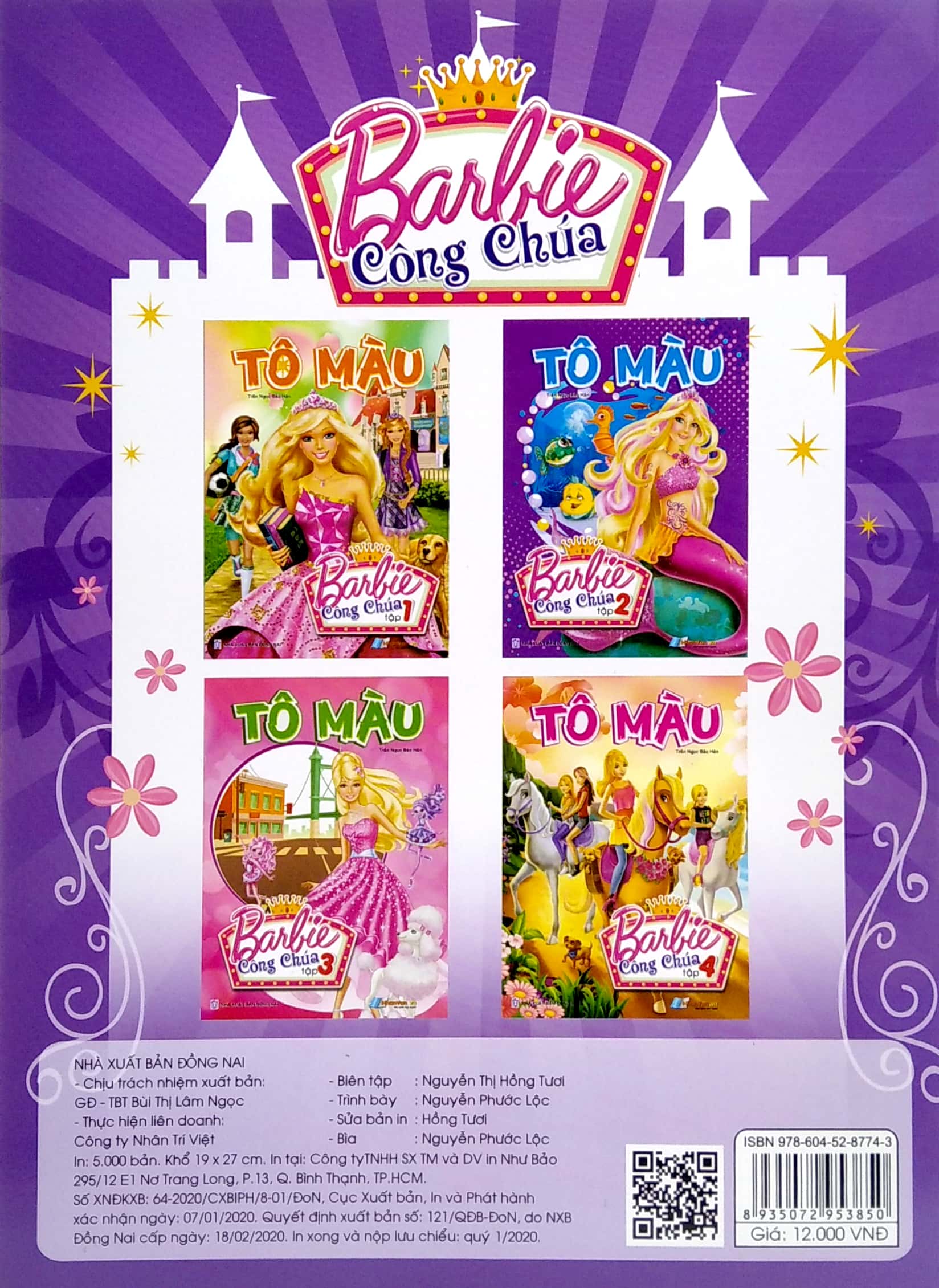 bộ tô màu barbie công chúa - tập 2 - Ảnh 6