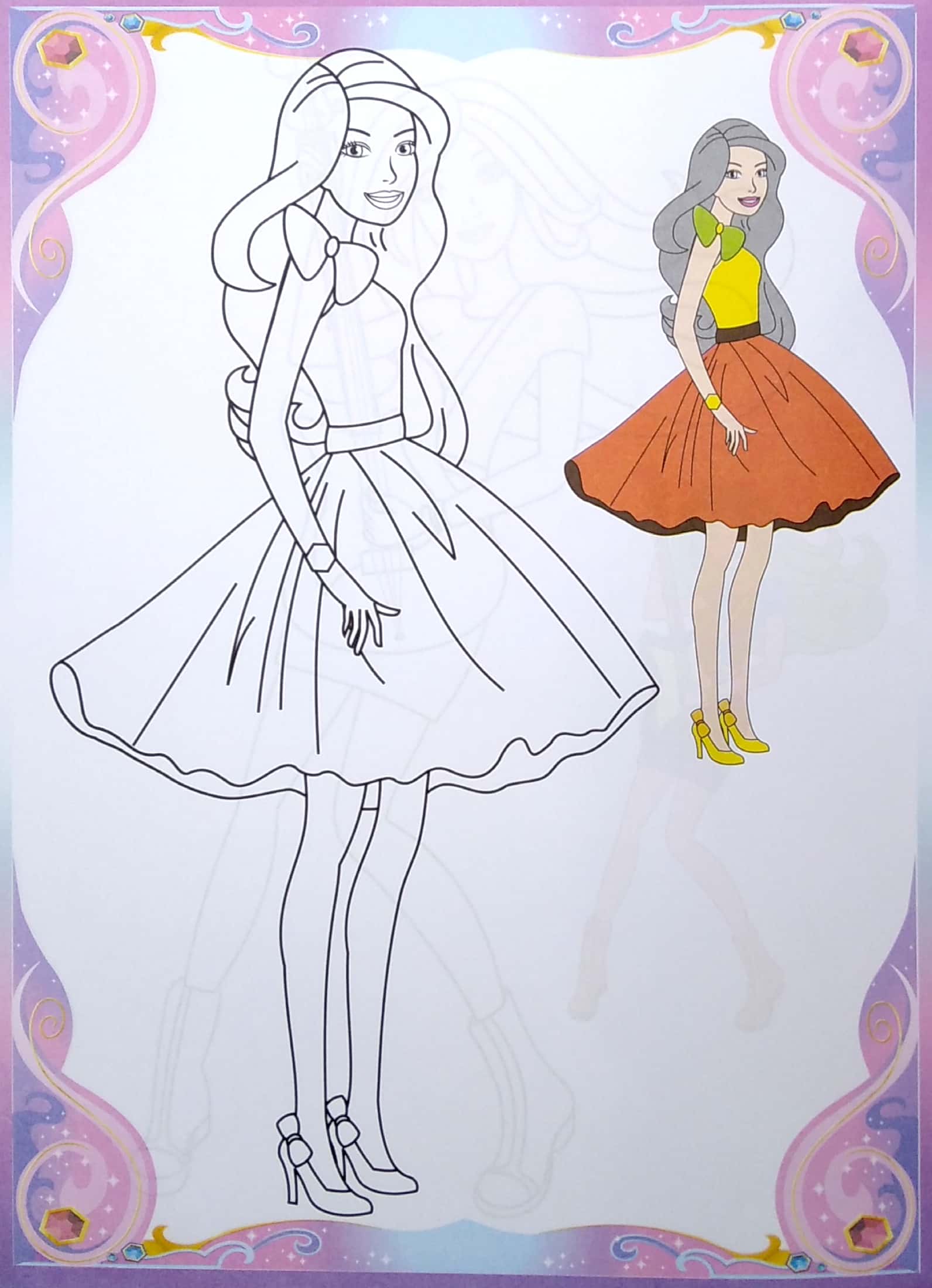 bộ tô màu barbie công chúa - tập 3 - Ảnh 4