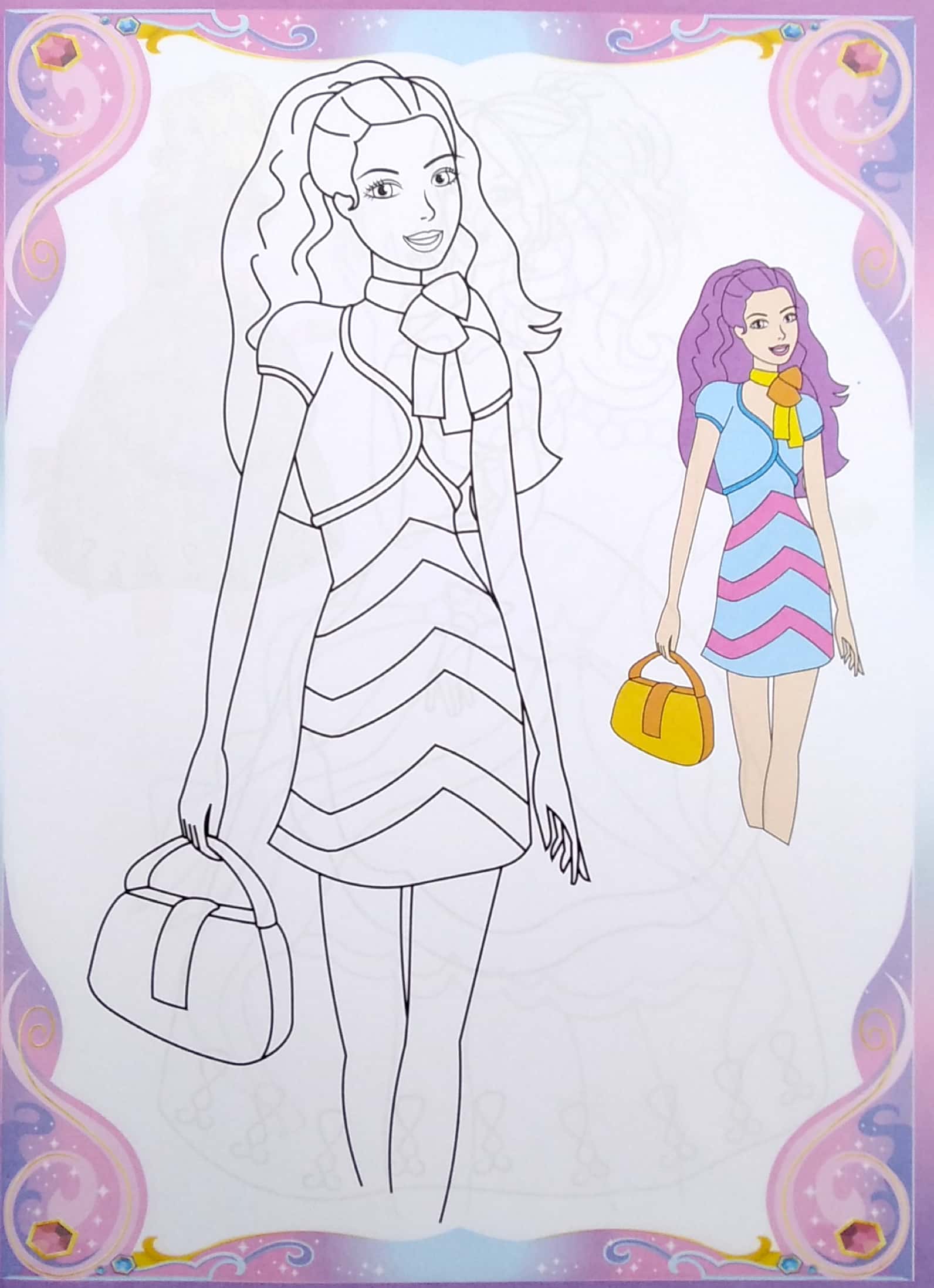 bộ tô màu barbie công chúa - tập 3 - Ảnh 5