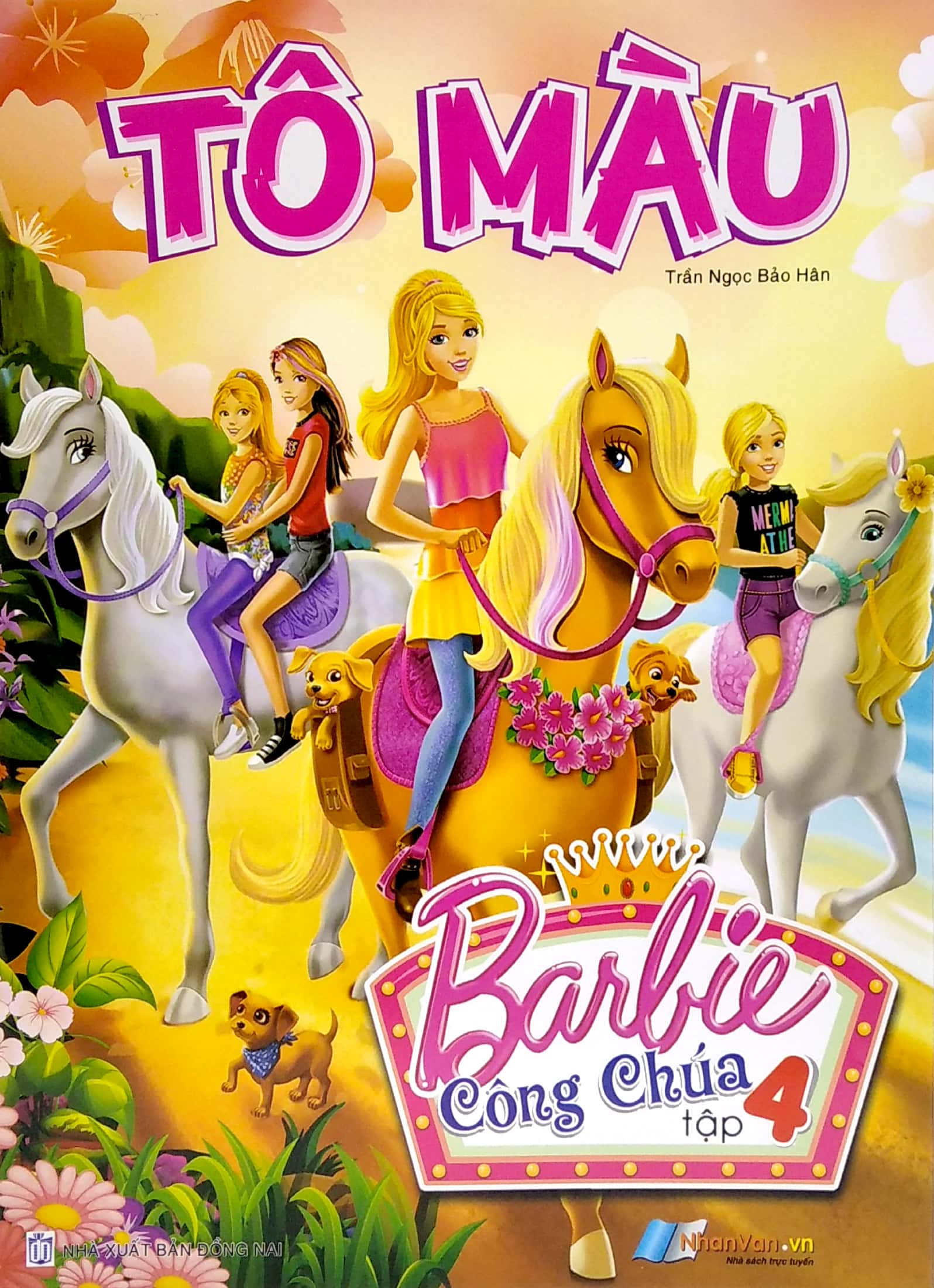 bộ tô màu barbie công chúa - tập 4 - Ảnh 2