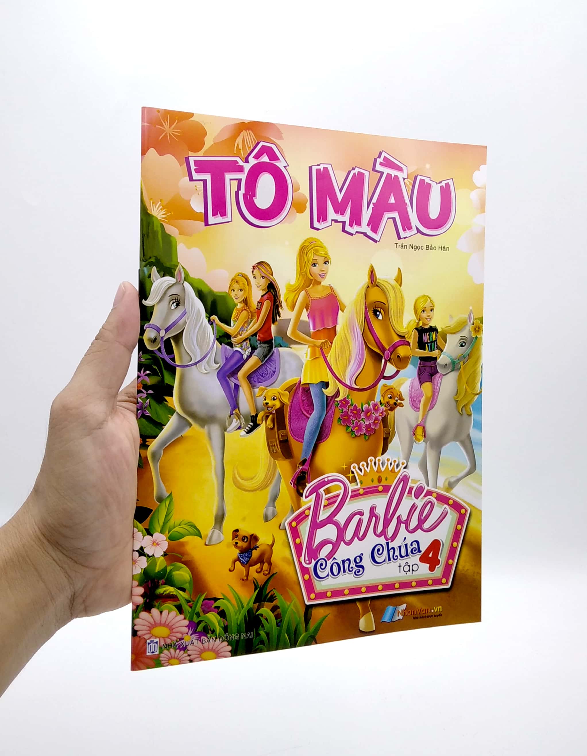 bộ tô màu barbie công chúa - tập 4 - Ảnh 7