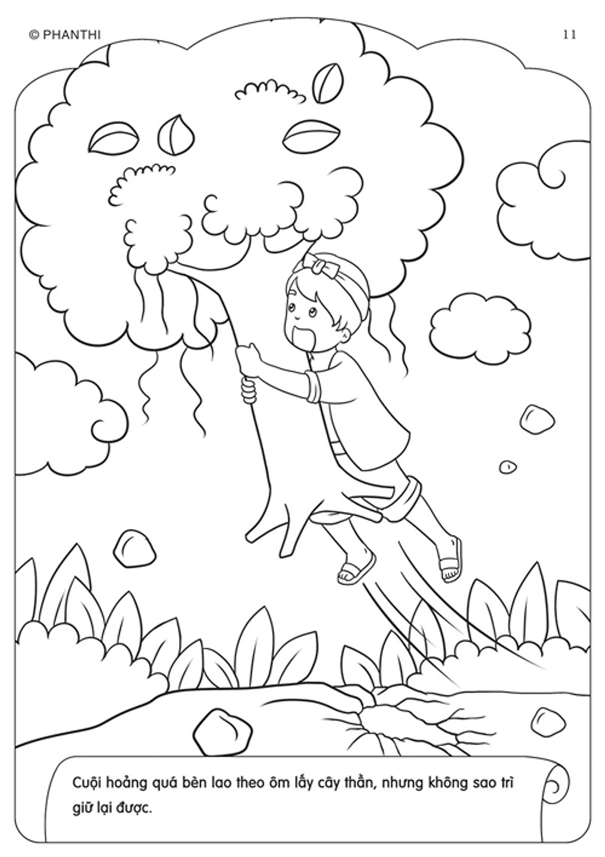 bộ tô màu bé yêu cổ tích 8 - sự tích chú cuội - Ảnh 5