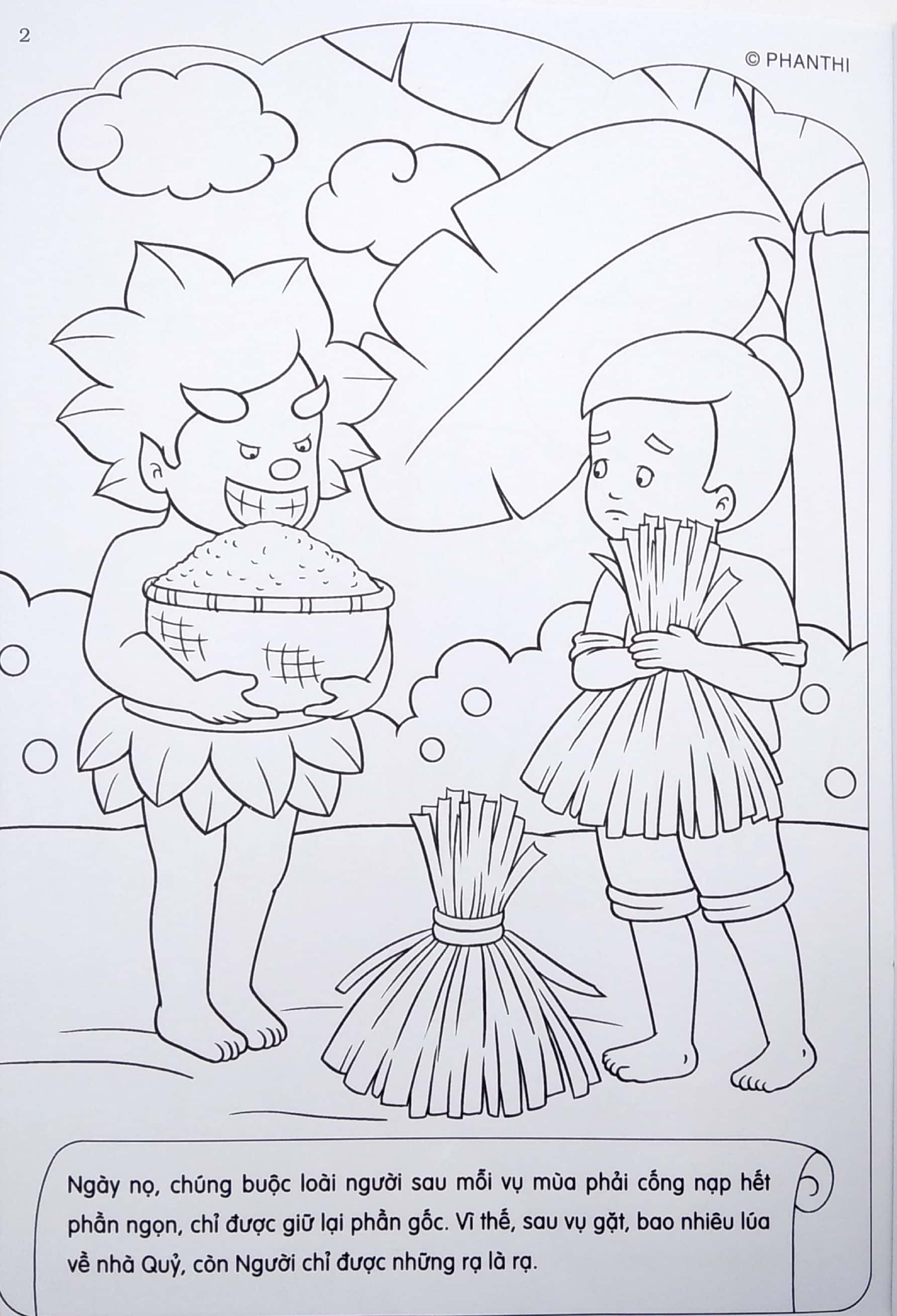 bộ tô màu bé yêu cổ tích - tập 11: cây nêu ngày tết - Ảnh 4