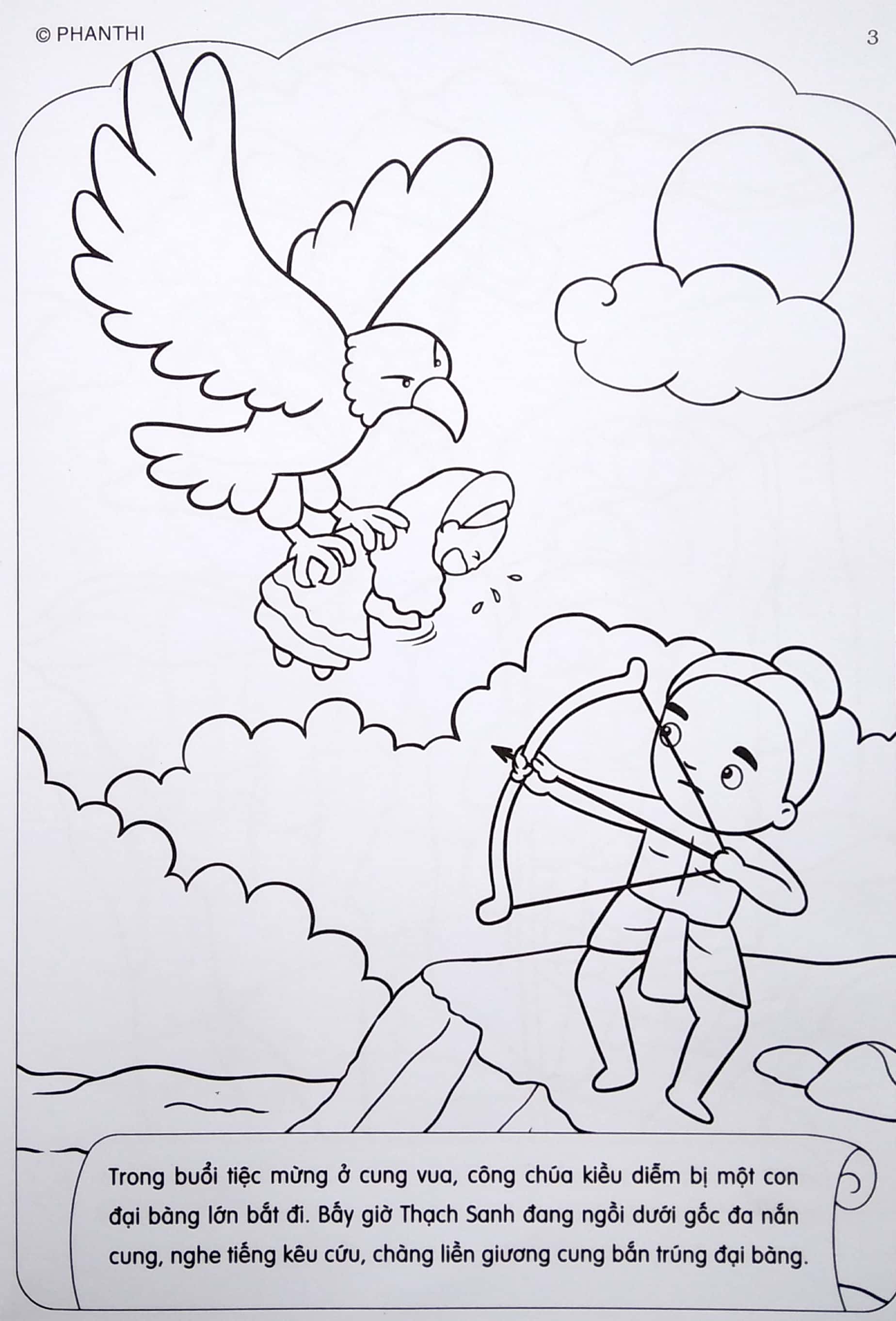 bộ tô màu bé yêu cổ tích - tập 2: tếng đàn thạch sanh - Ảnh 5