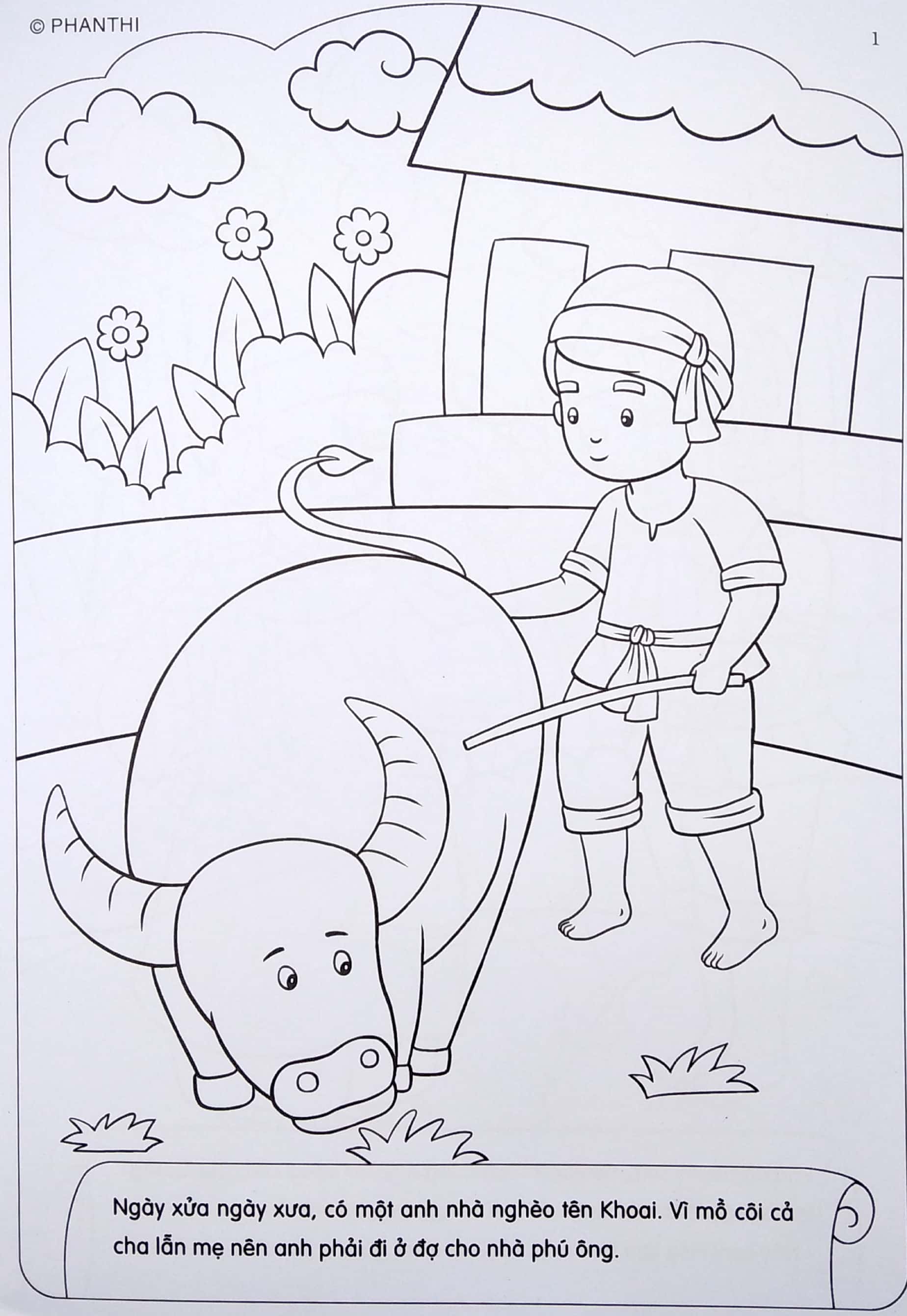 bộ tô màu bé yêu cổ tích - tập 6: cây tre trăm đốt - Ảnh 3