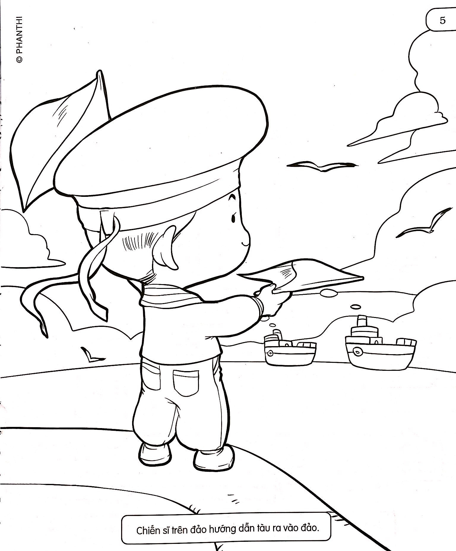 bộ tô màu biển đảo tổ quốc em 1 - tự hào biển đảo - Ảnh 7