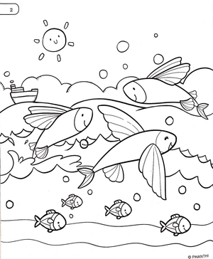 bộ tô màu biển đảo tổ quốc em 4 - biển bạc quê em - Ảnh 4