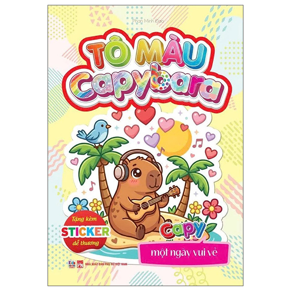 Bộ Tô Màu Capybara - Capy Và Những Người Bạn - Ảnh 2