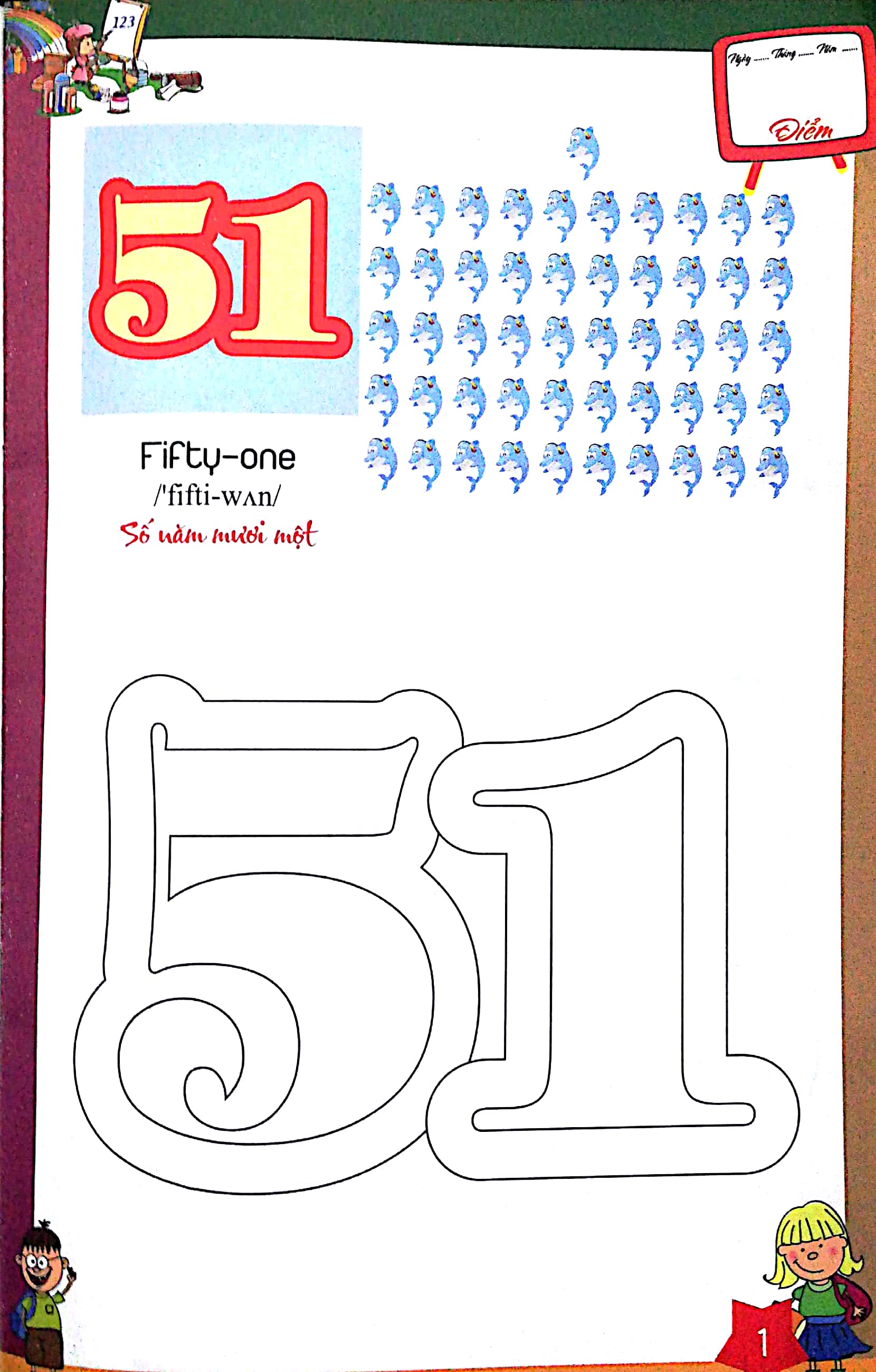 bộ tô màu chữ số và học đánh vần tiếng anh dành cho bé (quyển 3) - Ảnh 2