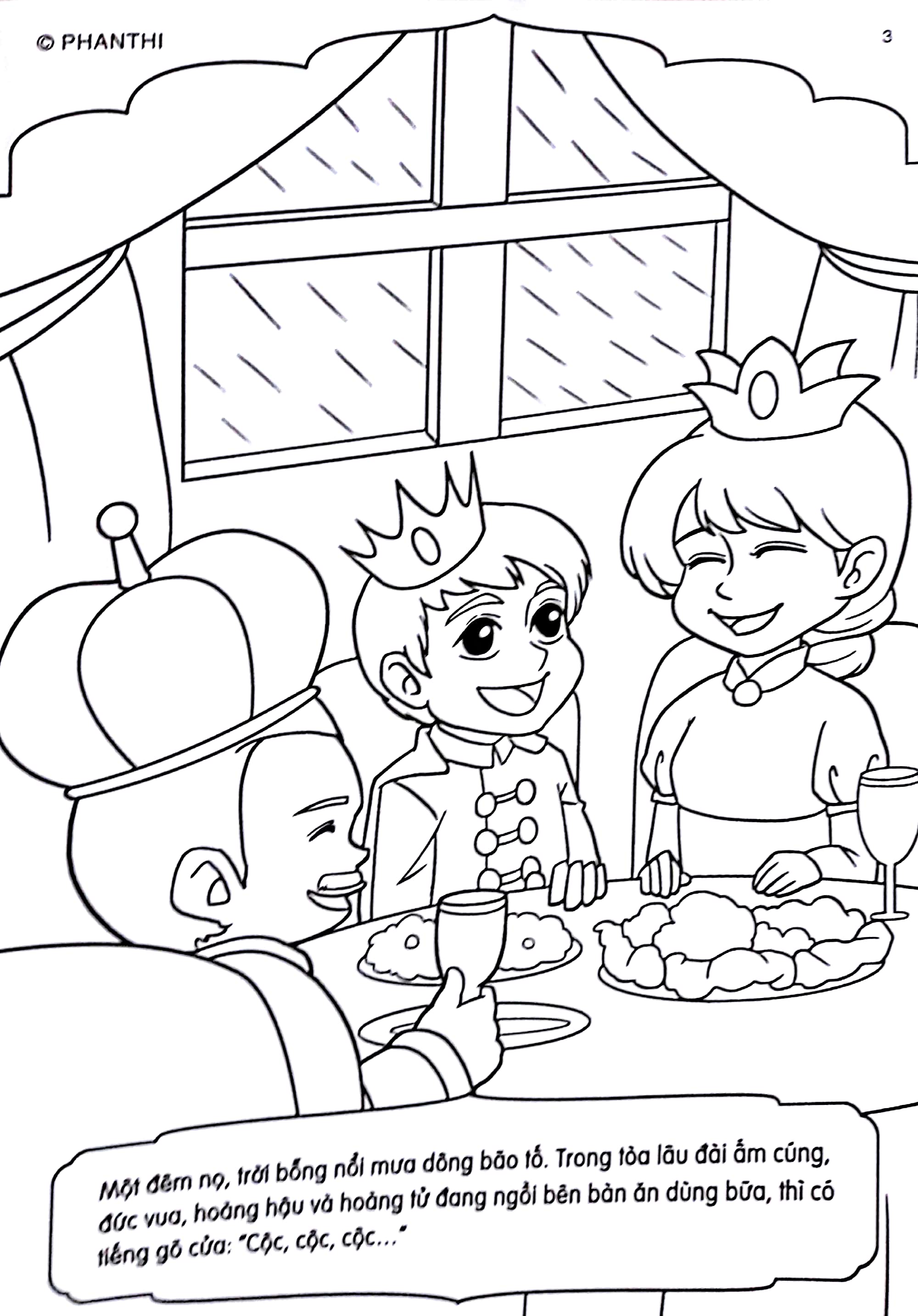 bộ tô màu cổ tích công chúa -tập 3: công chúa và hạt đậu - Ảnh 4