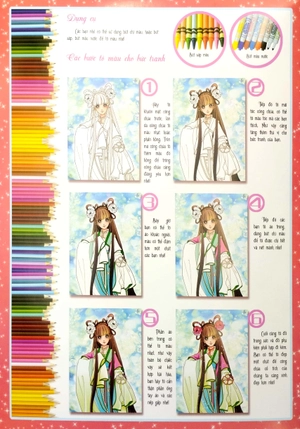 bộ tô màu công chúa cổ tích - tập 2 - Ảnh 3