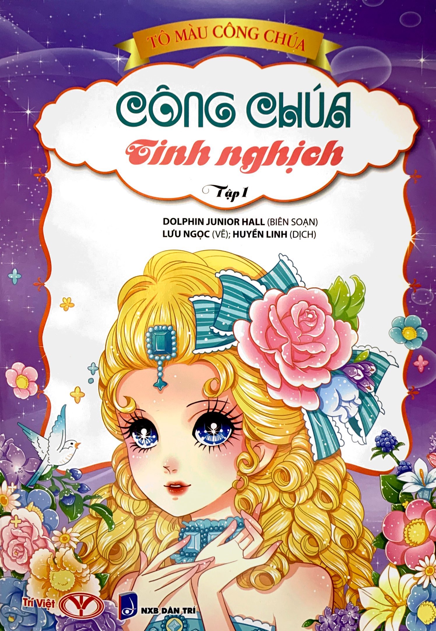 bộ tô màu công chúa - công chúa tinh nghịch - tập 1 (tái bản 2023) - Ảnh 2