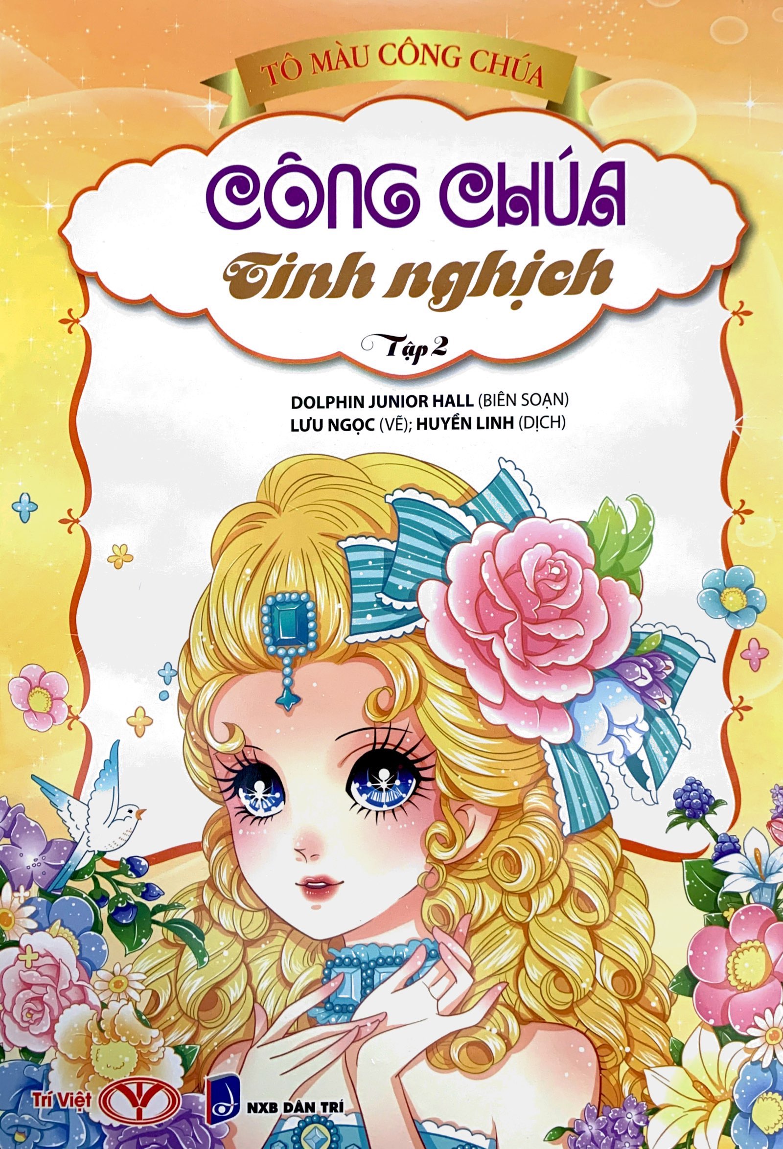 bộ tô màu công chúa - công chúa tinh nghịch - tập 2 (tái bản 2023) - Ảnh 2